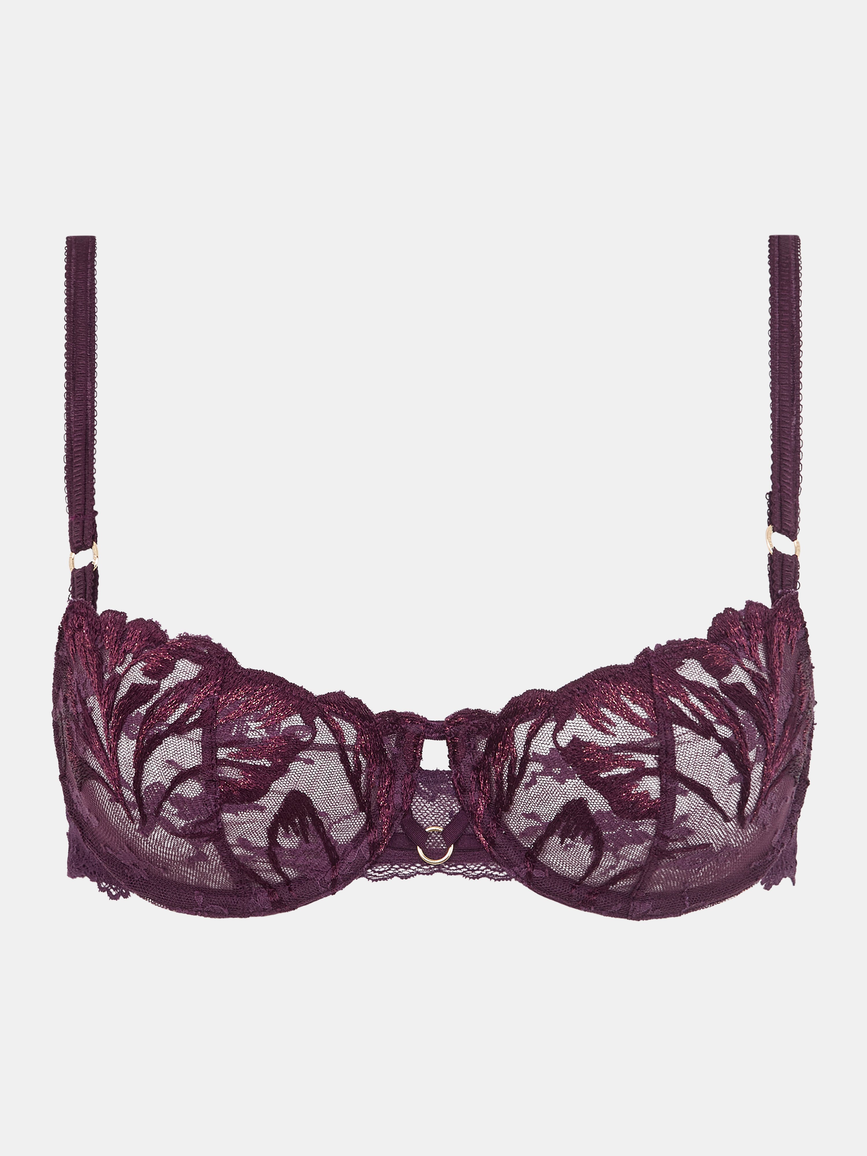 Demi-cup bra CHANTELLE Purple
