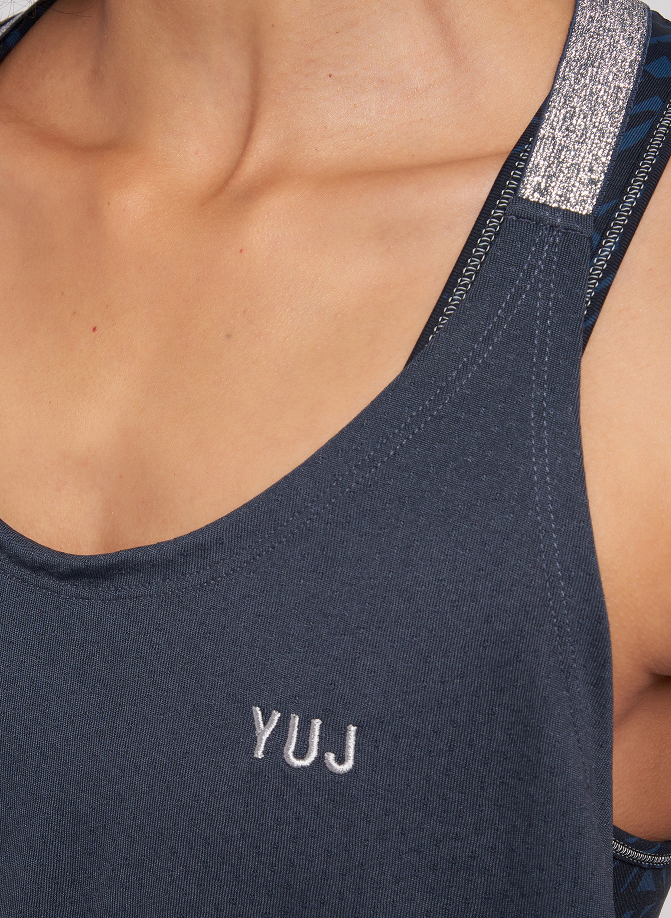 Yoga-Tanktop YUJ YOGA PARIS Blau