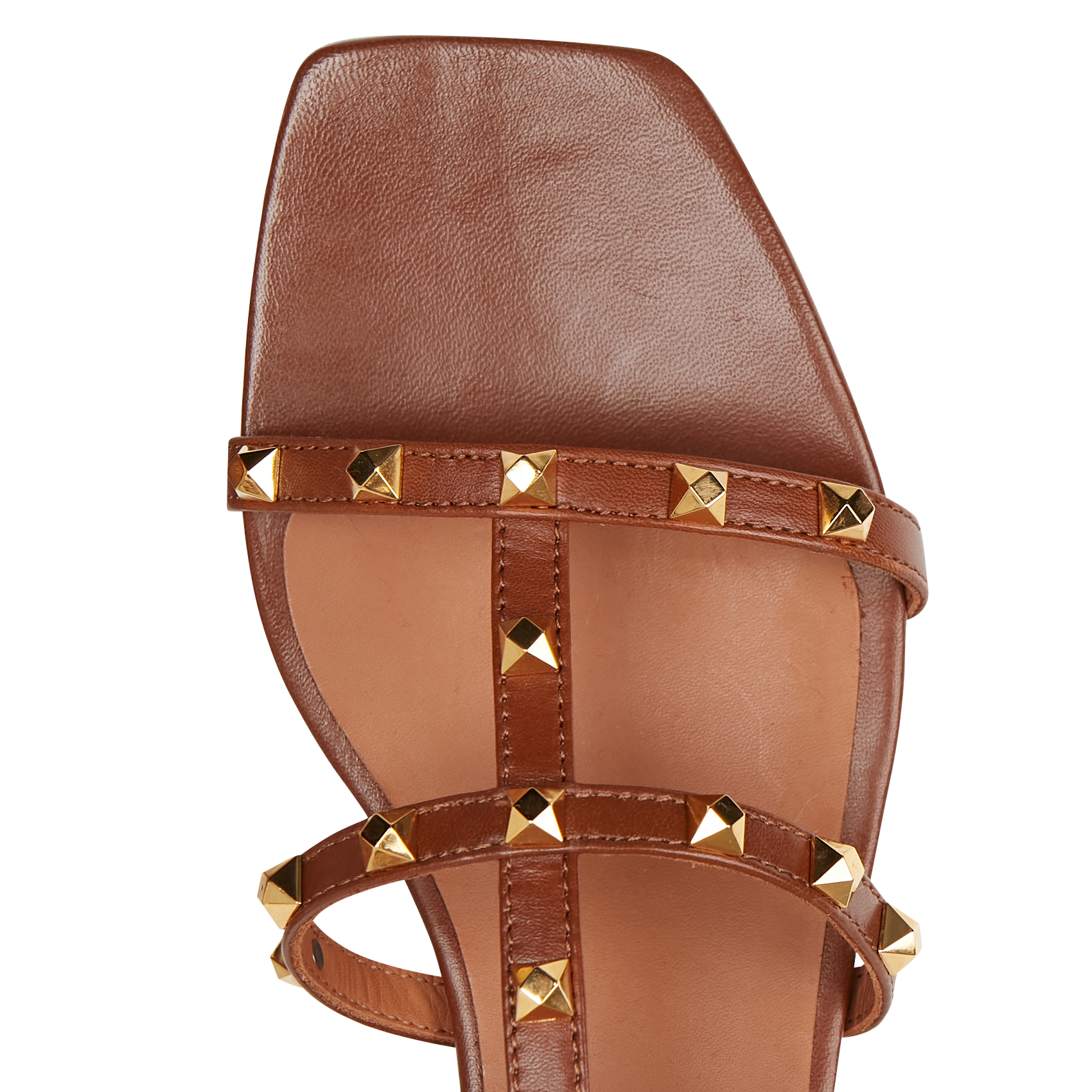 Sandales à talons en cuir vernis  BILLI BI Marron