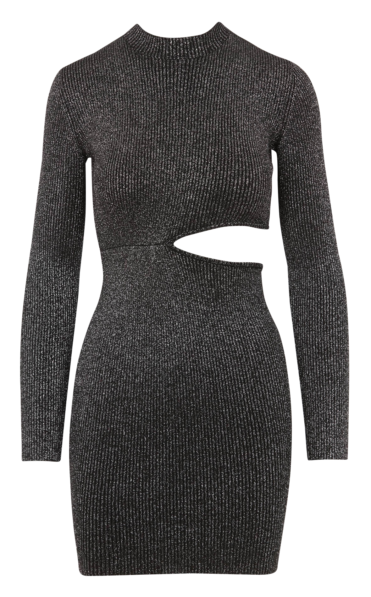 Korte jurk met opstaande kraag KARMA KOMA Zilver