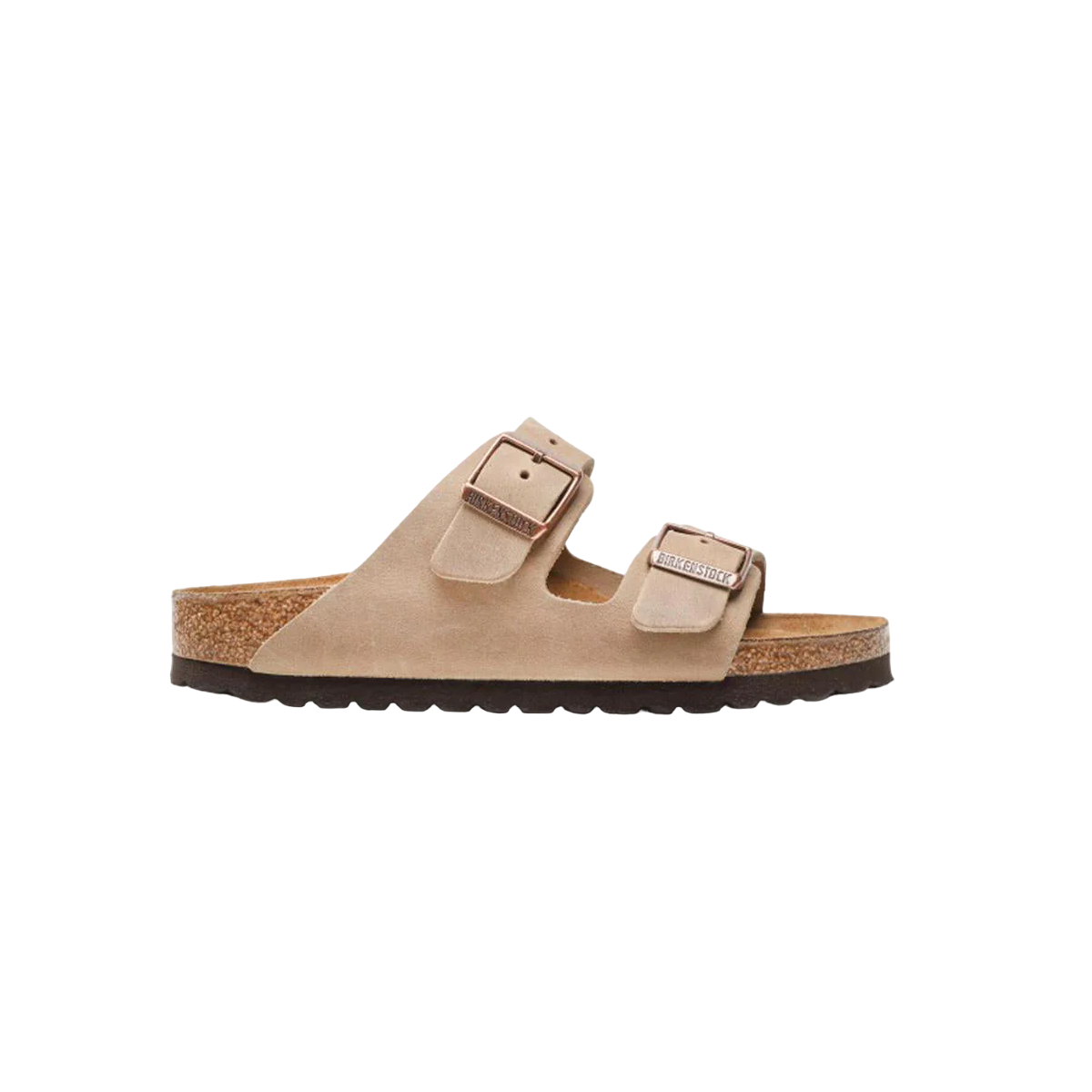 Faux leather sandals BIRKENSTOCK Brown