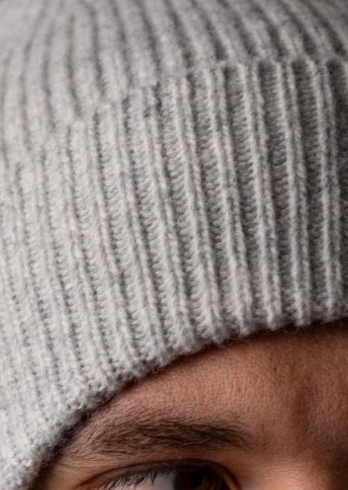 Lamb's wool beanie BILLYBELT Grey