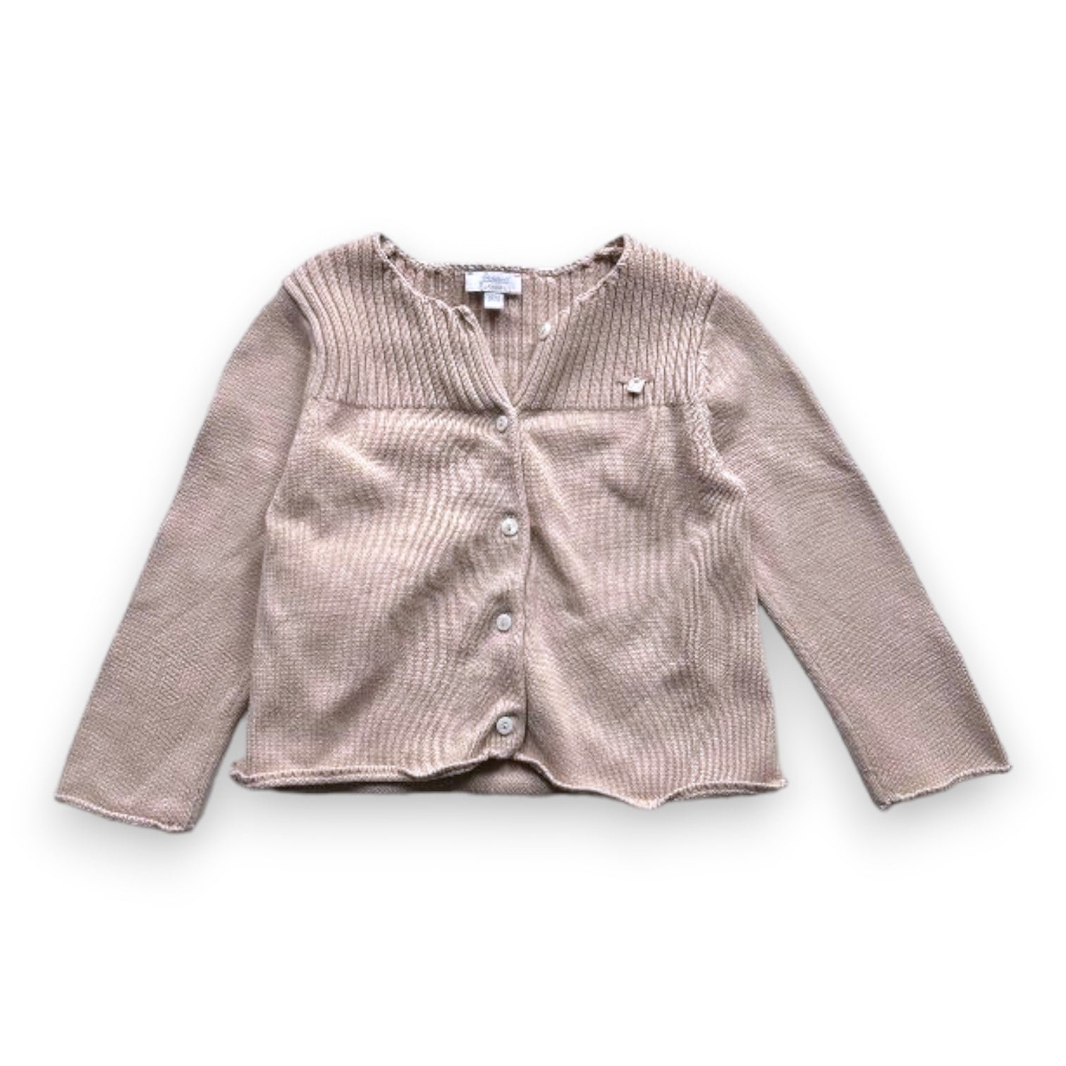 Brown baby cardigan - 18 months JACADI - Seconde Main Brown