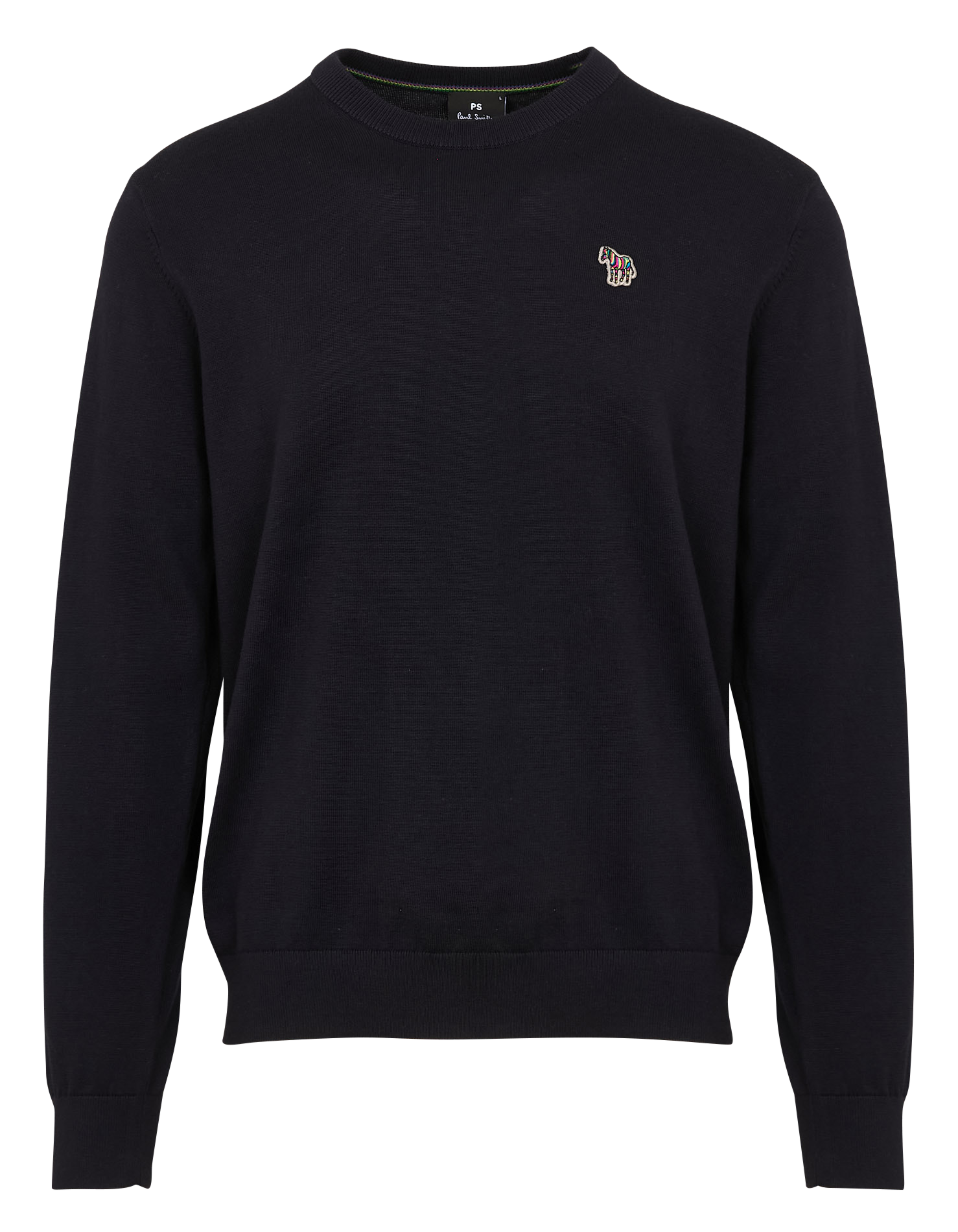 Pull col rond en coton bio PAUL SMITH Bleu