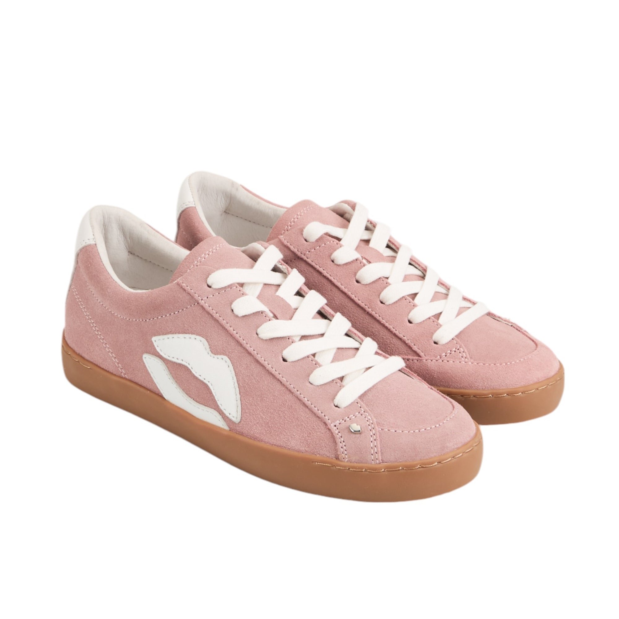 Jimmy leather sneakers BONS BAISERS PARIS Pink
