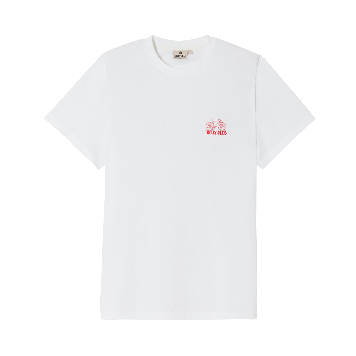 Organic cotton vintage T-shirt WhiteBILLYBELT