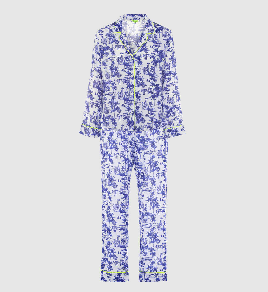 Balinese print pajama GILI'S Blue