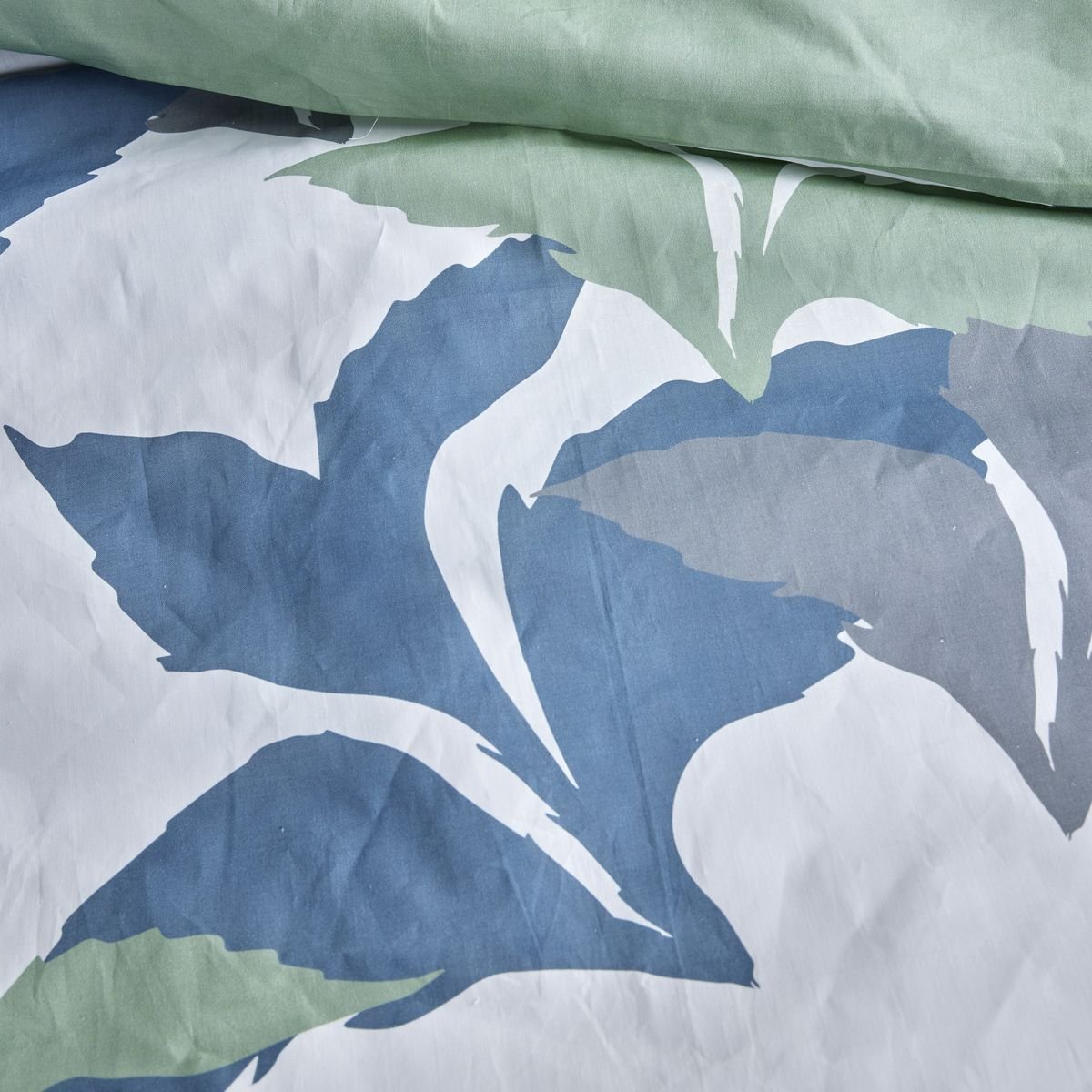 Printed cotton bed set TODAY LINGE DE MAISON White