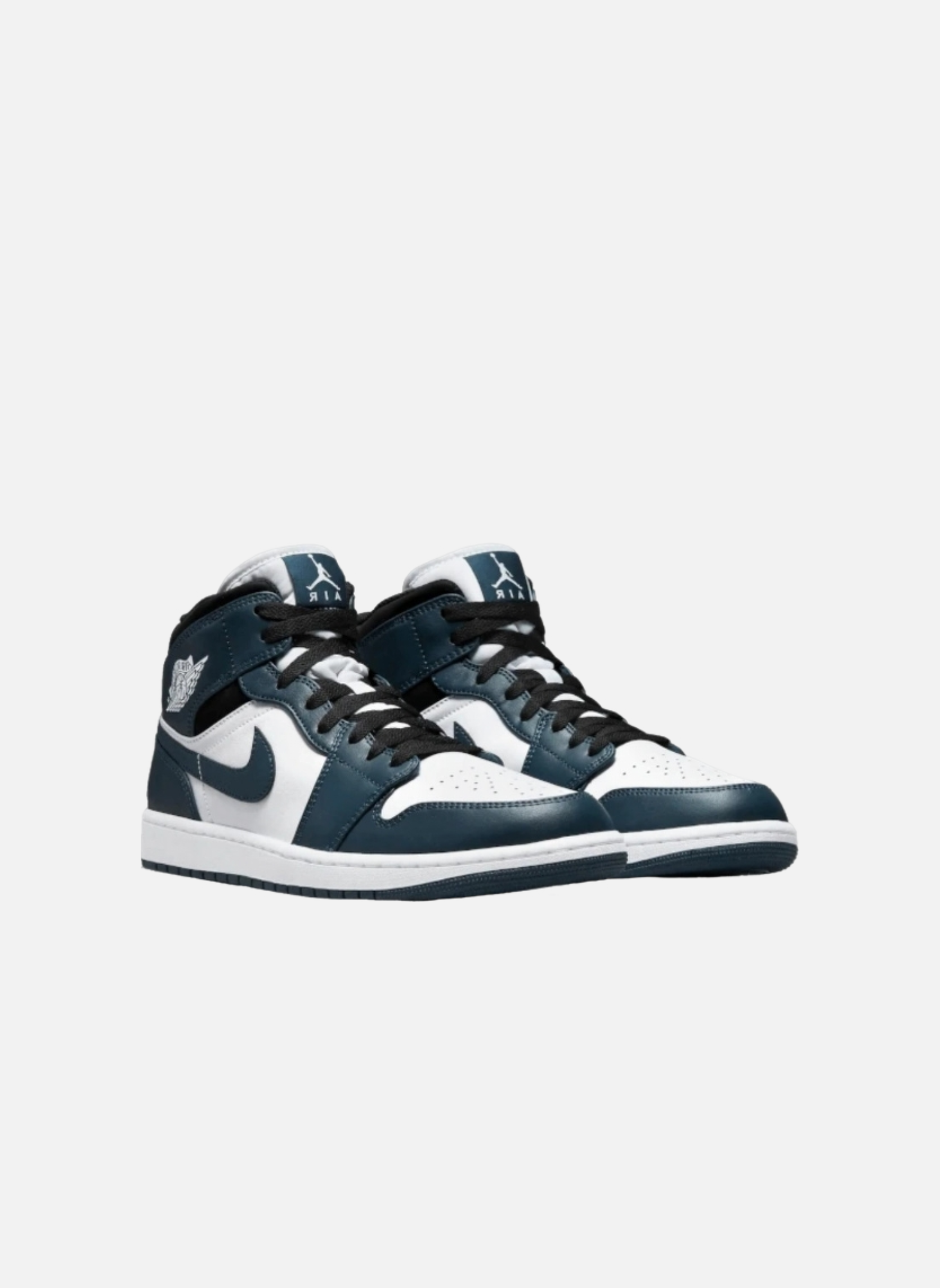 High-top leather sneakers Jordan Blue