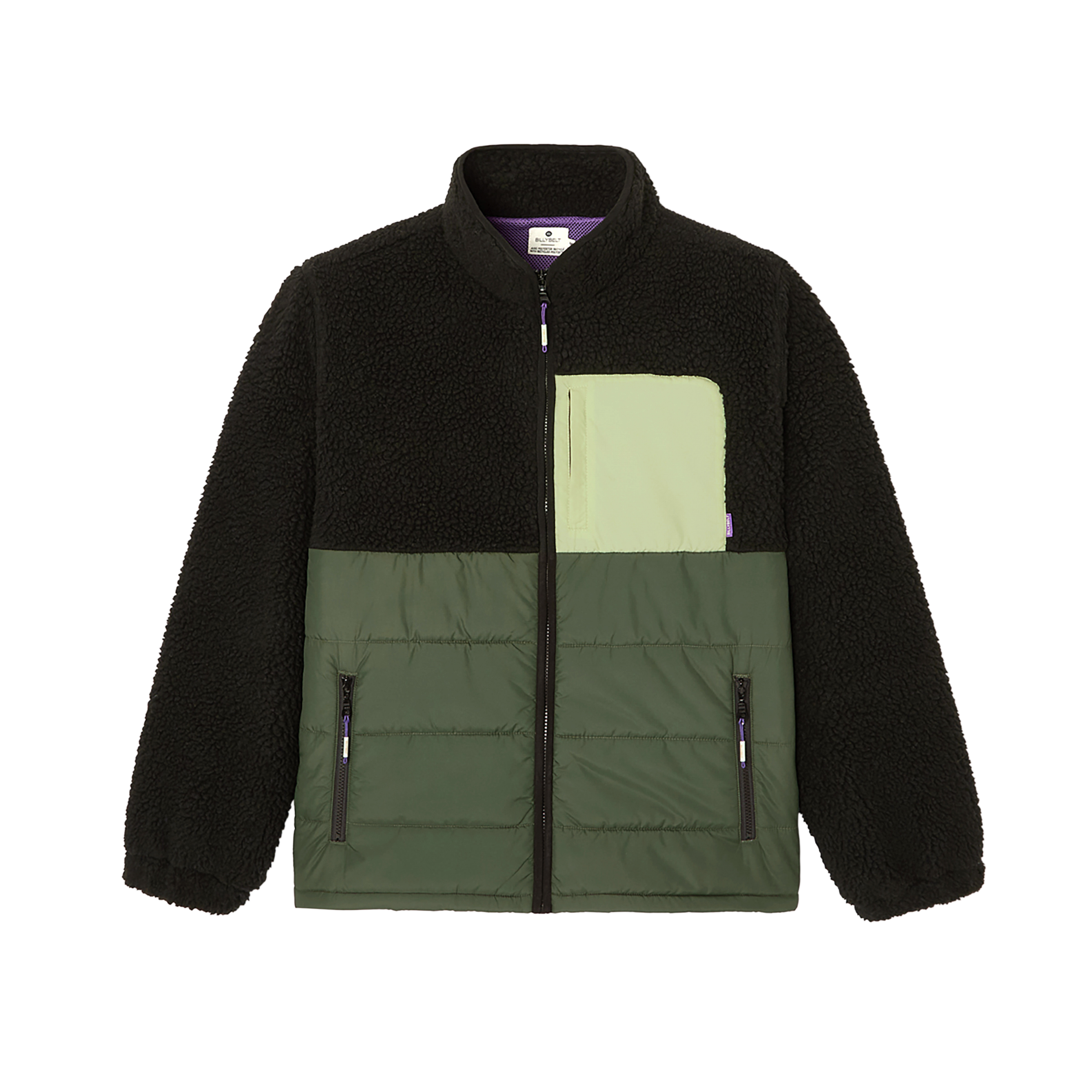 Sherpa bi-material jacket BILLYBELT