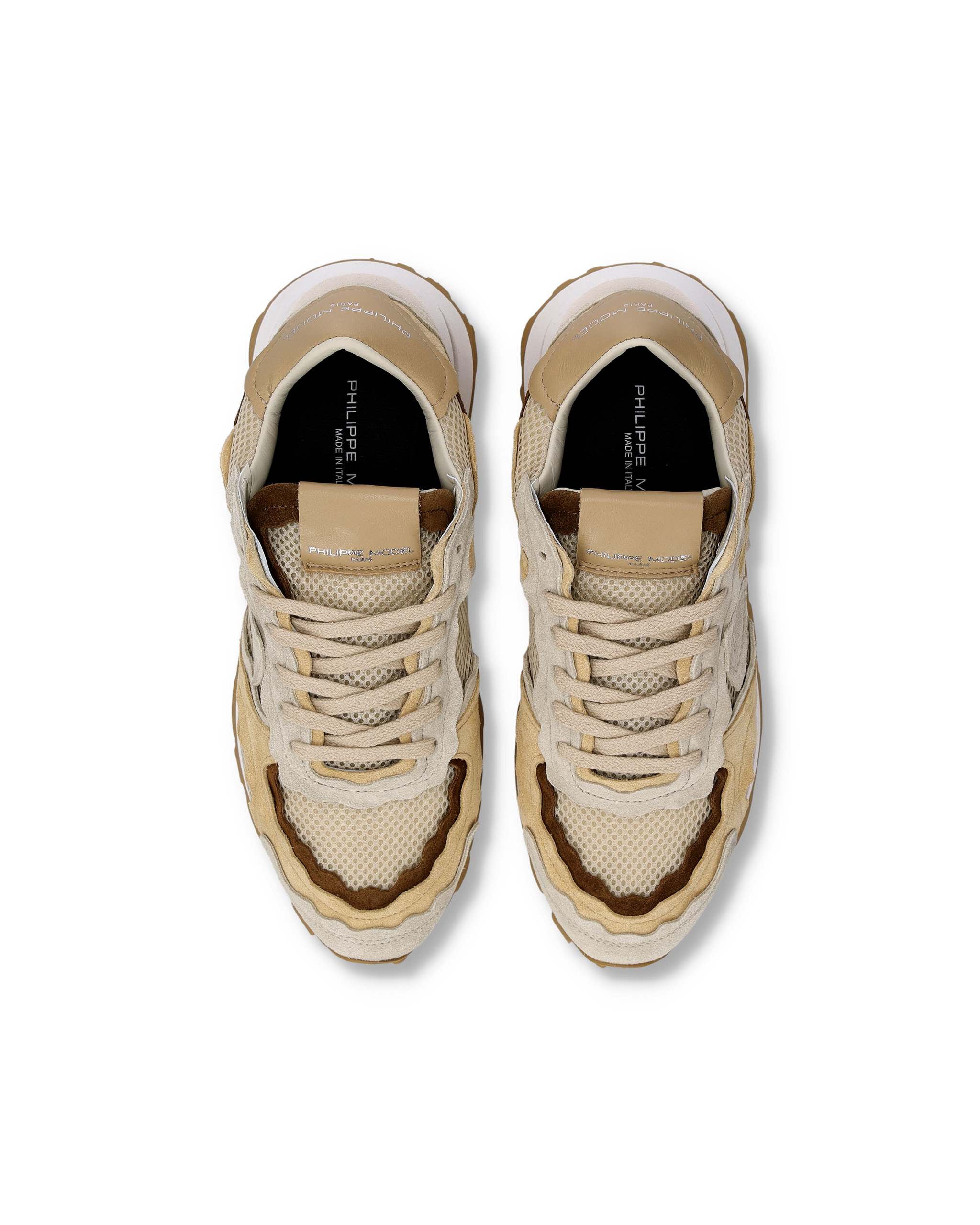 High-top running sneakers PHILIPPE MODEL Beige