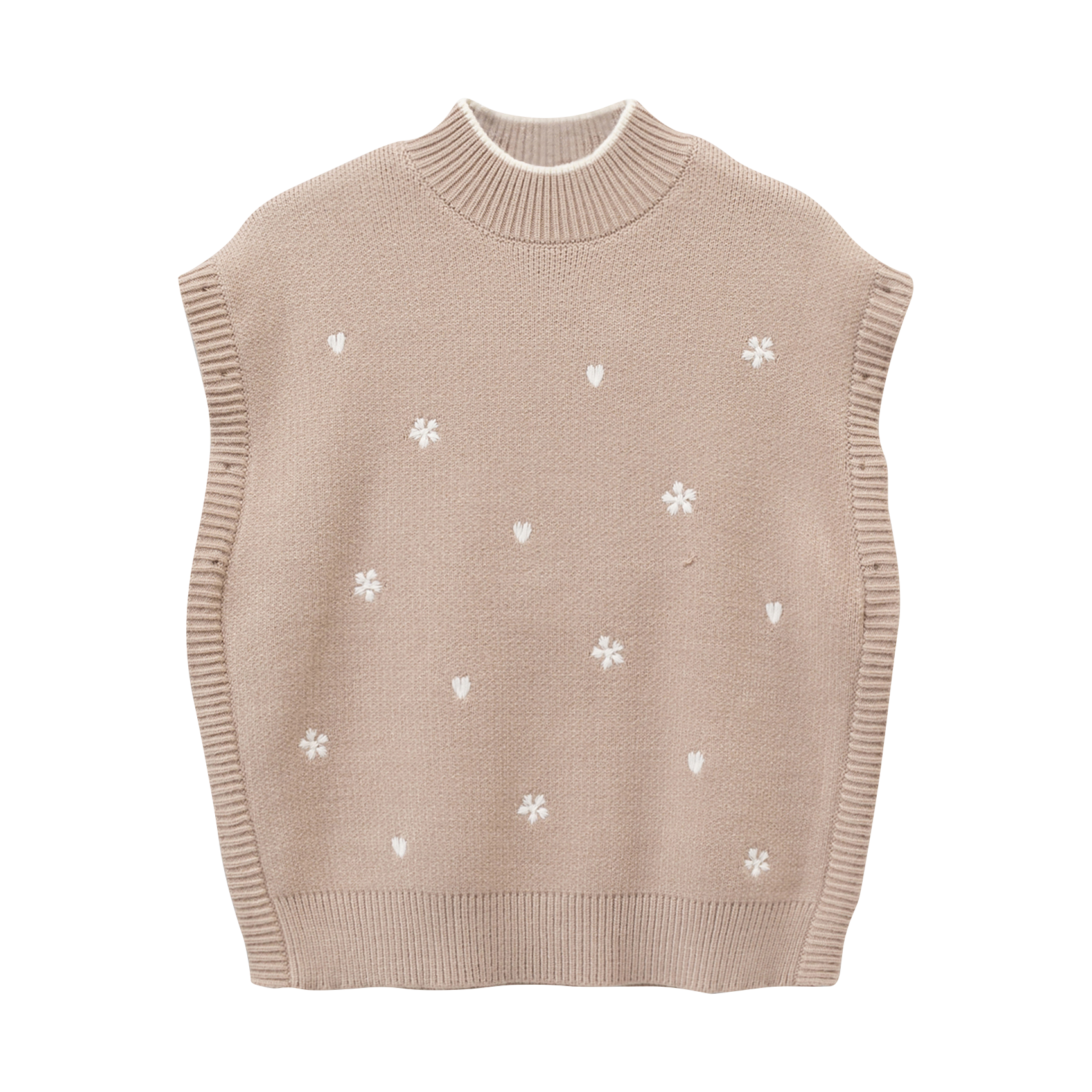 Pull col montant  IKKS JUNIOR Beige