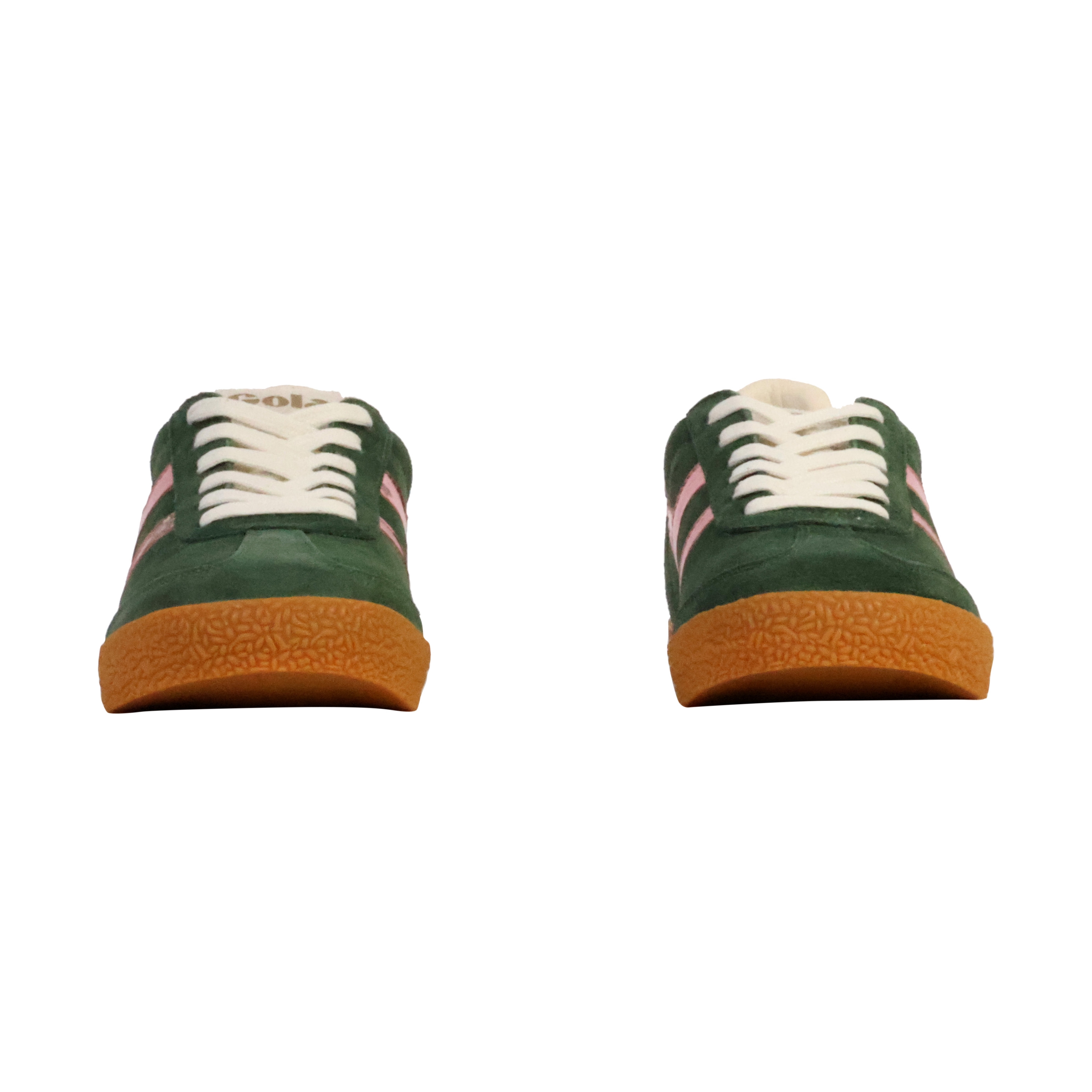 Leather sneakers with glitz detail GOLA Green