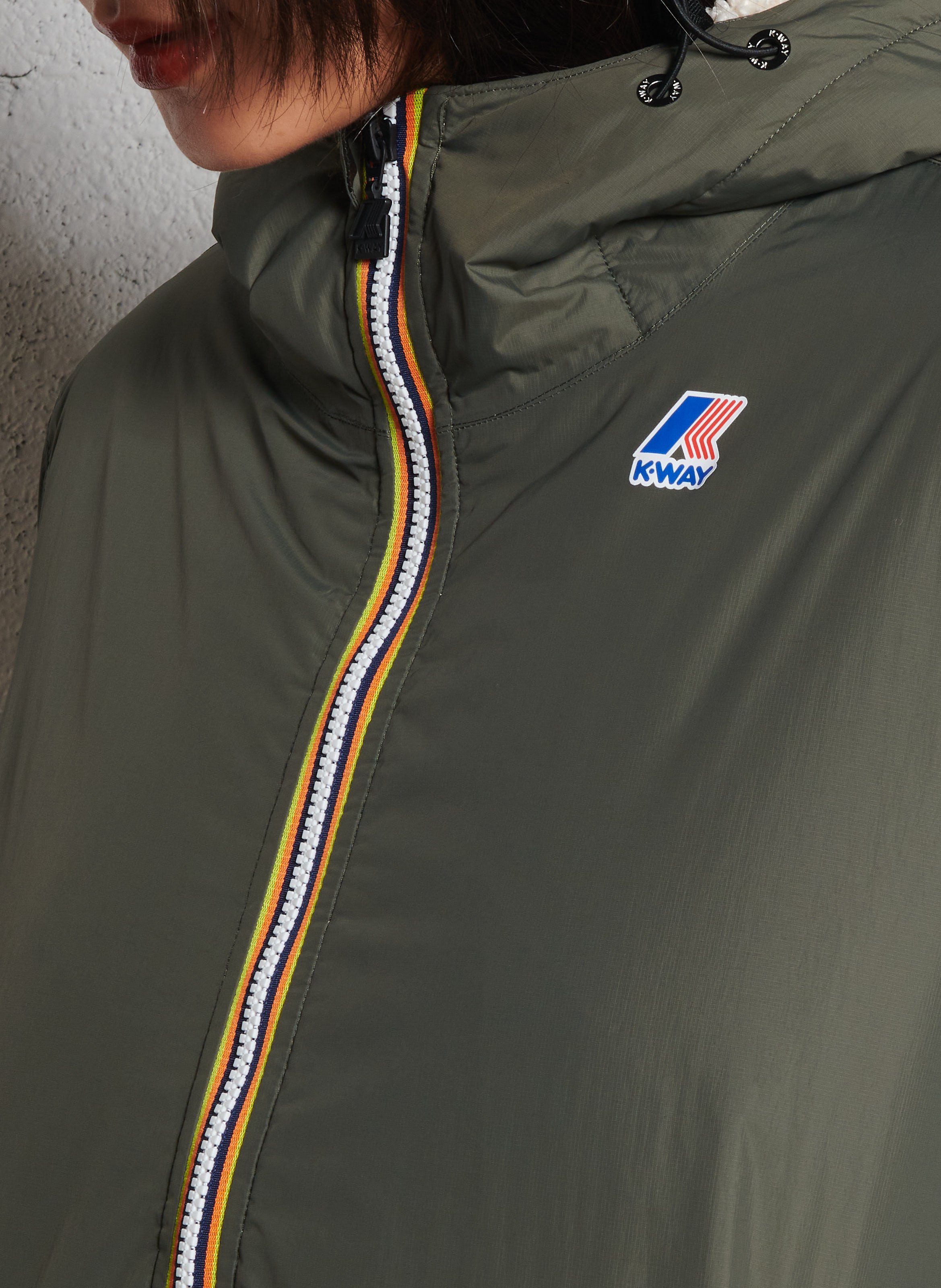 Daunenjacke mit Stehkragen K-WAY Grun