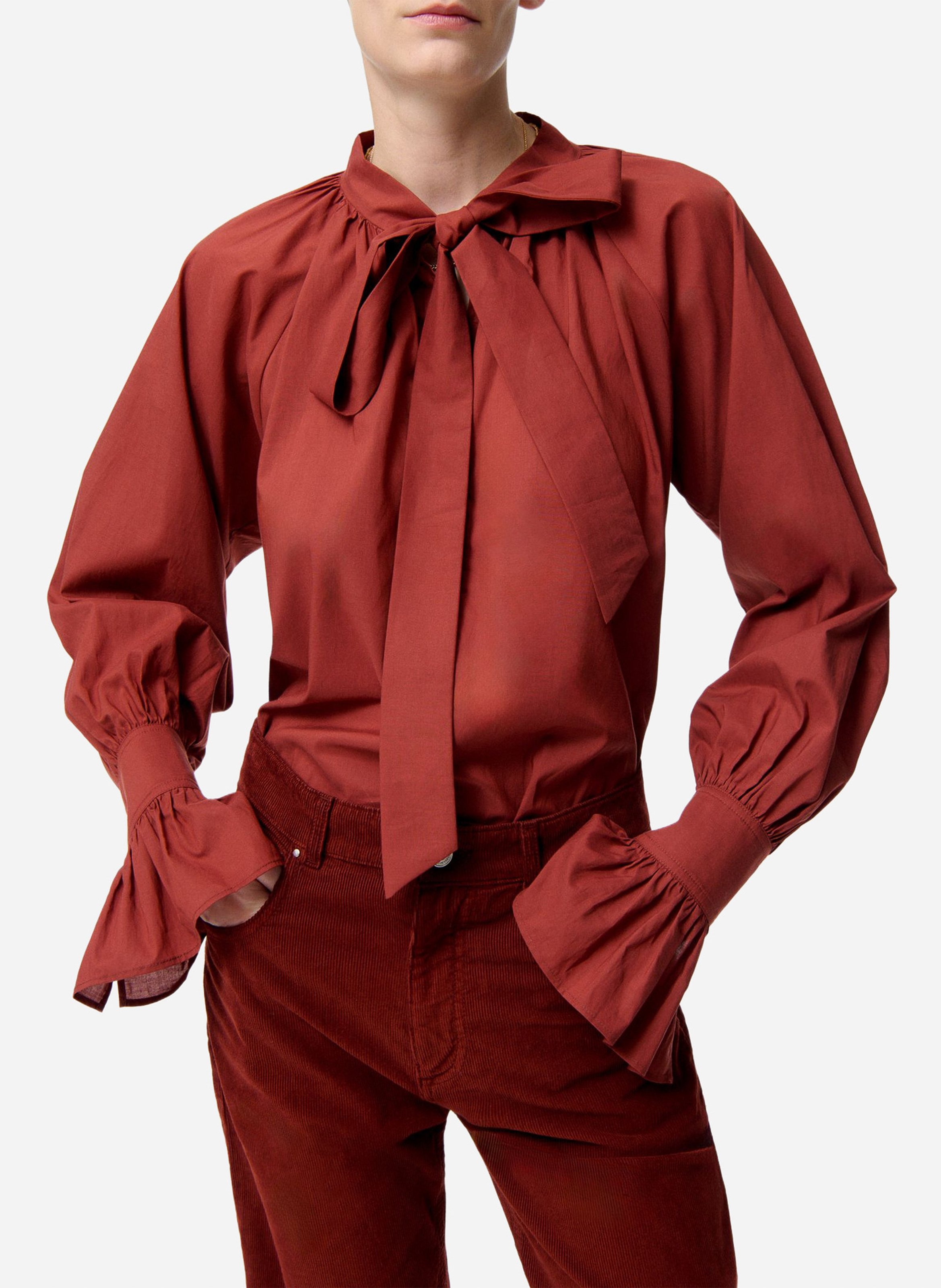 Blouse met strikkraag VANESSA BRUNO