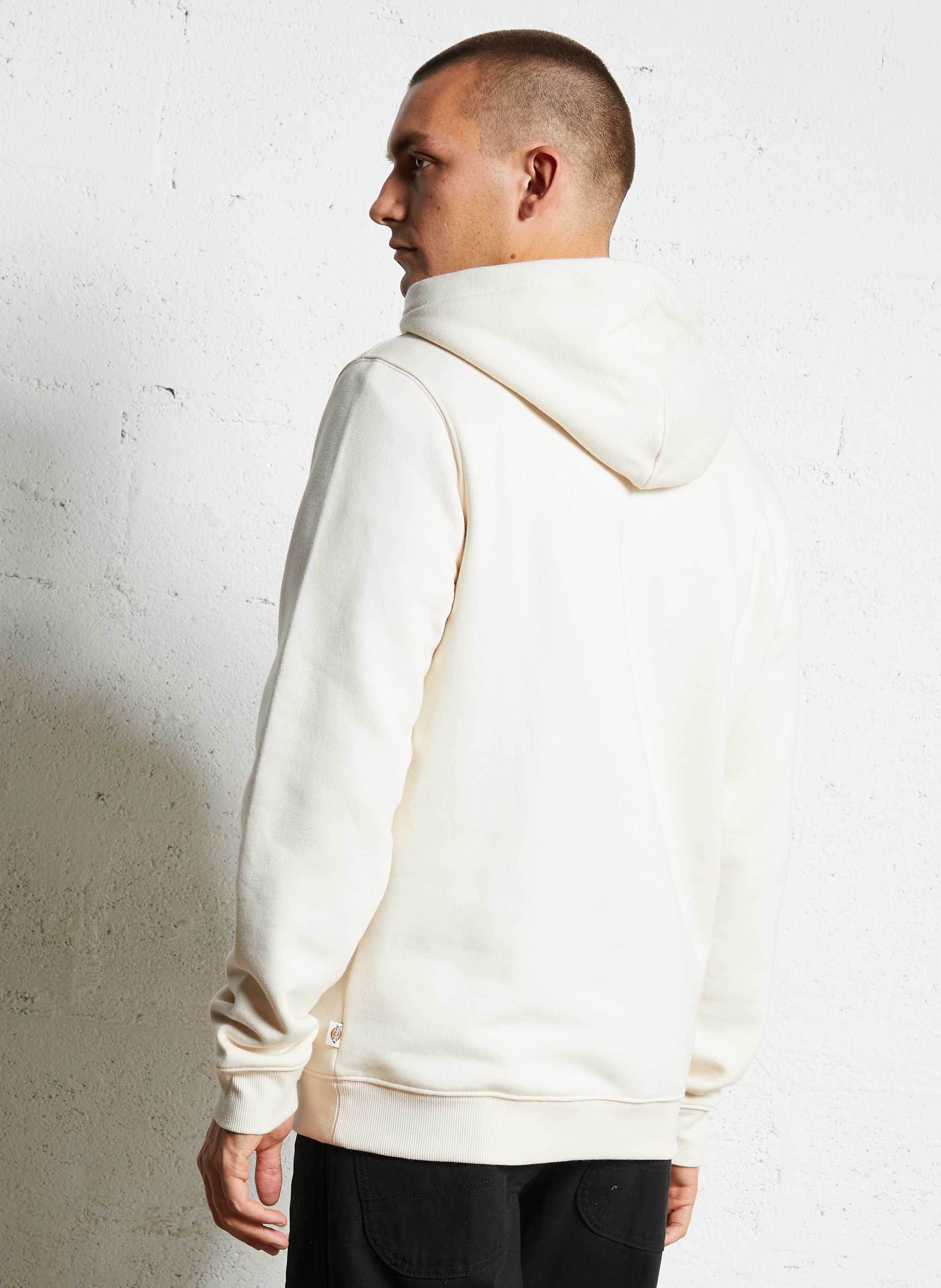 Hoodie van gemengd katoen DICKIES Wit