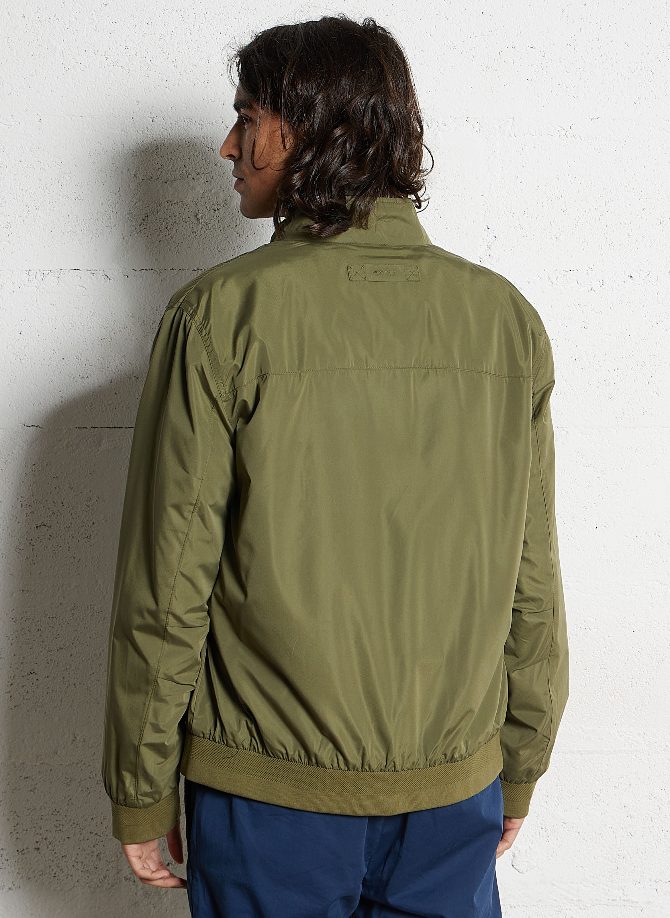 Blouson droit col montant GANT Vert