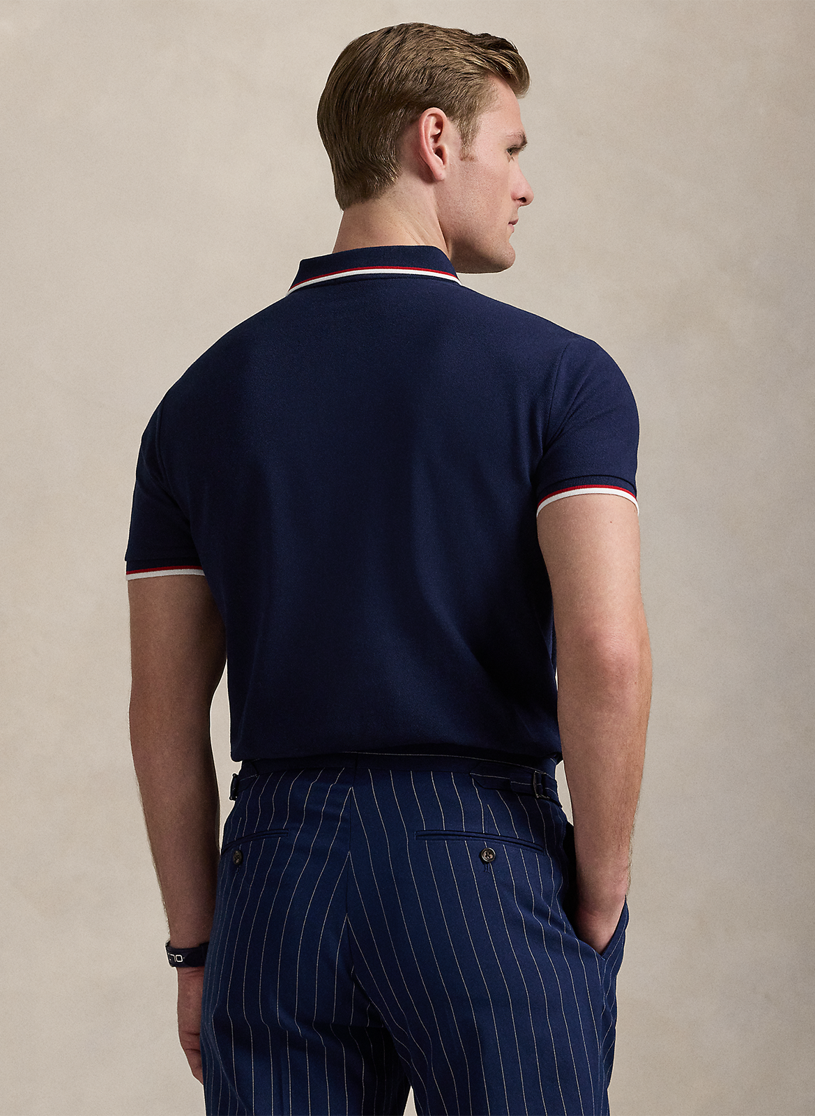 Polo slim-fit en coton POLO RALPH LAUREN Bleu