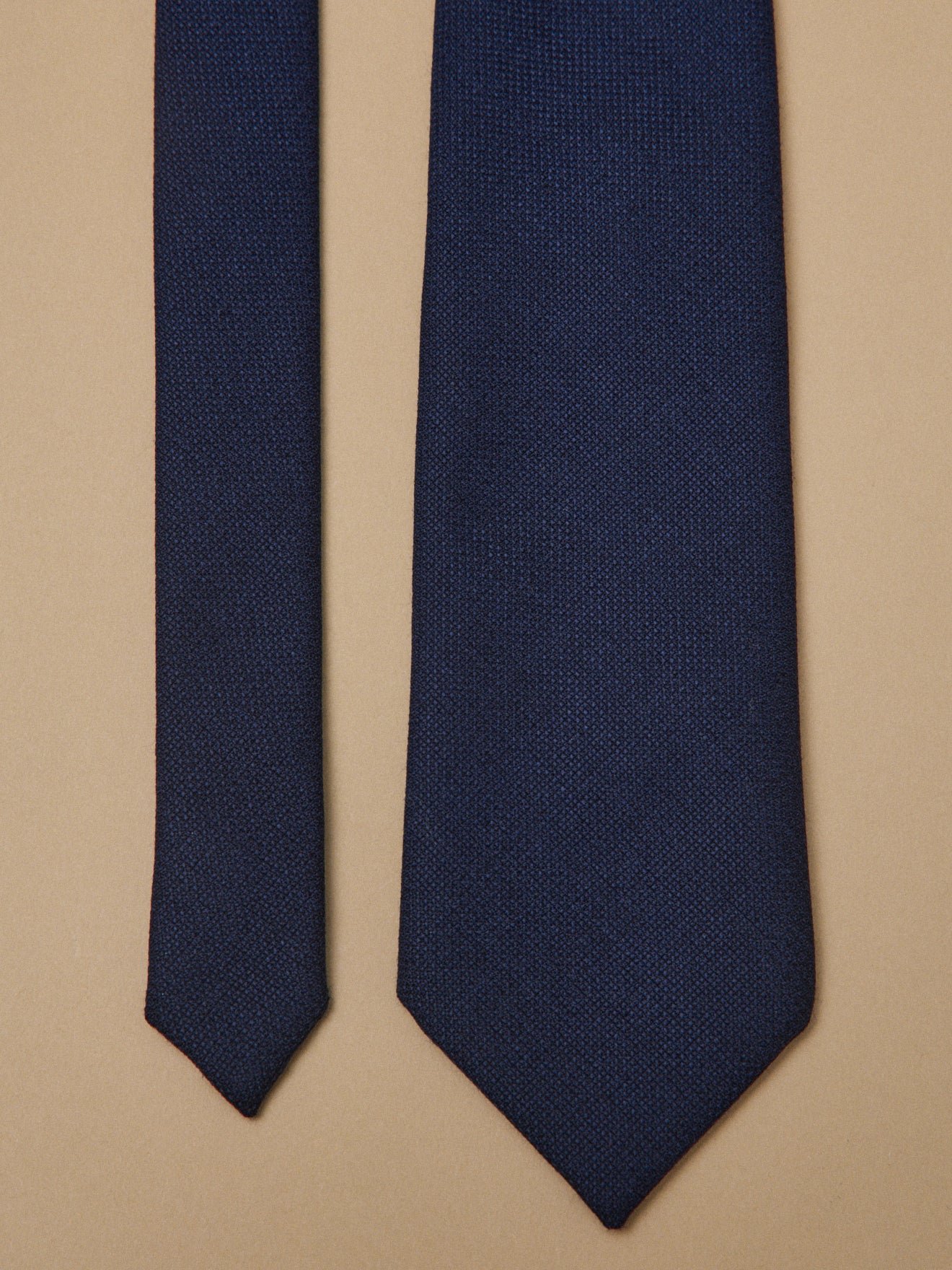 Wool tie made in France CYRILLUS Blue
