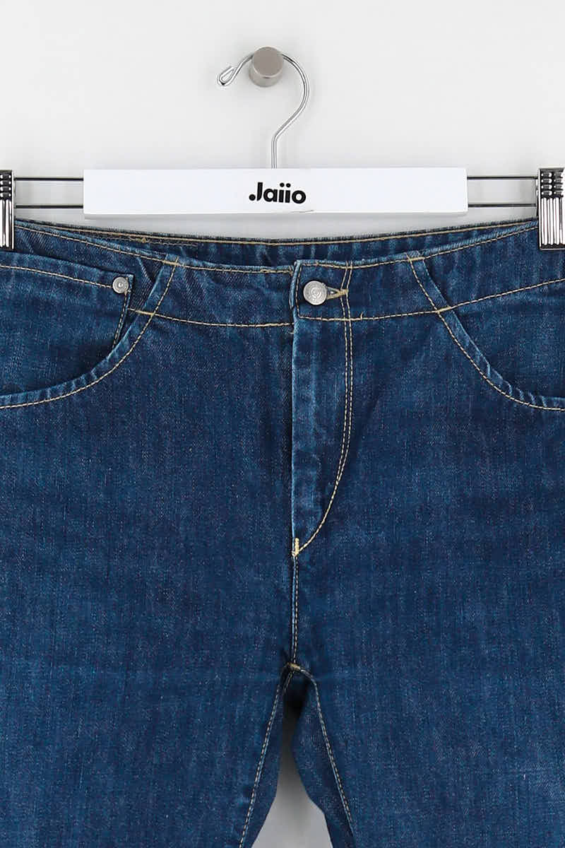 Straight cotton-blend pants LEVI'S - Seconde main Blue