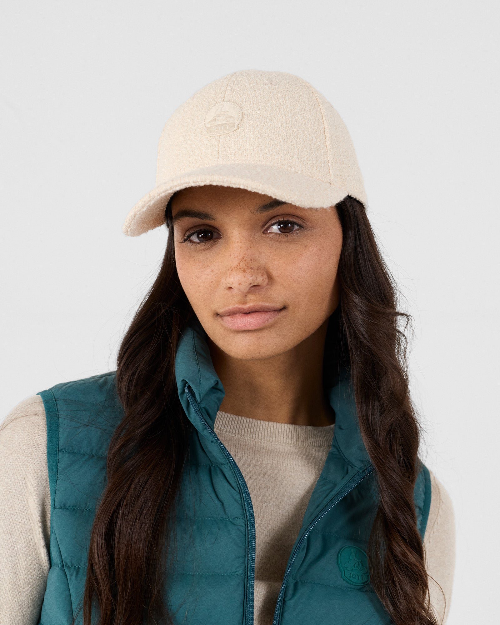 Tweed fox cap JOTT White