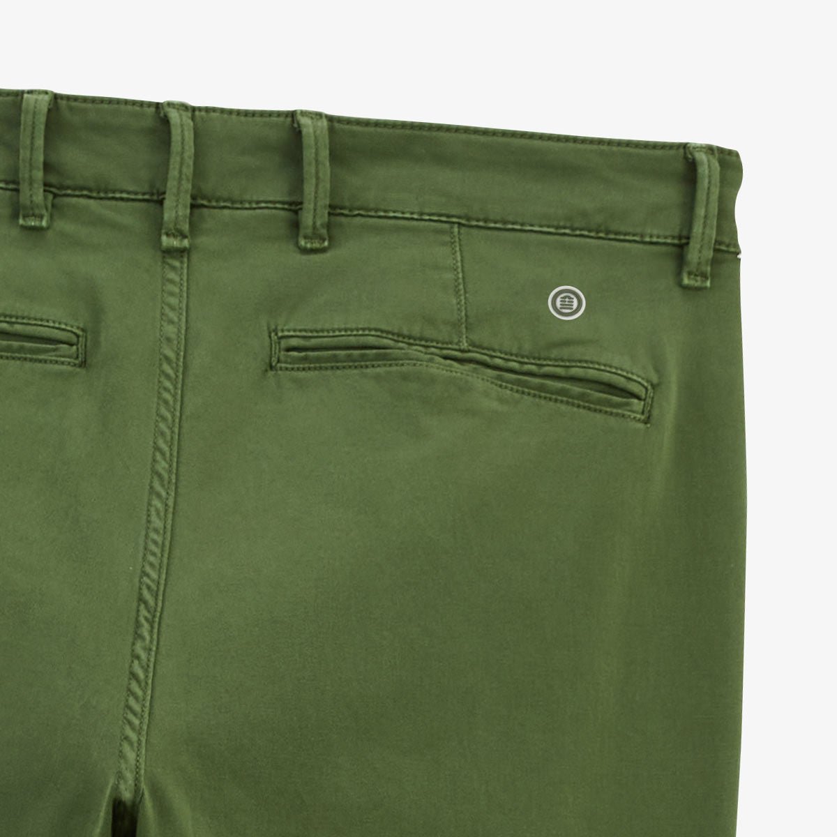 Straight-cut chino trousers SERGE BLANCO Green