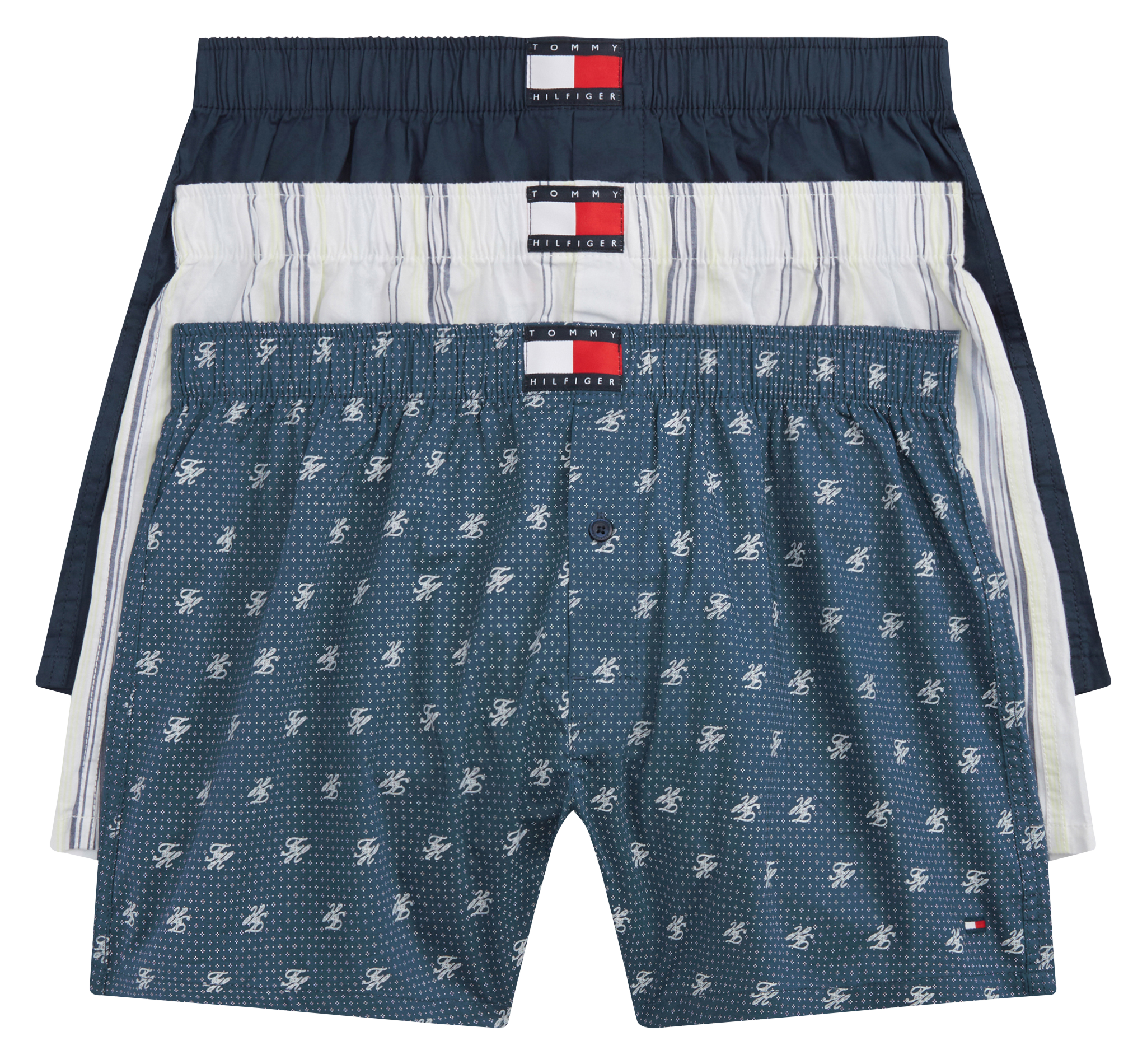 Set di 3 boxer in cotone TOMMY HILFIGER Rosa
