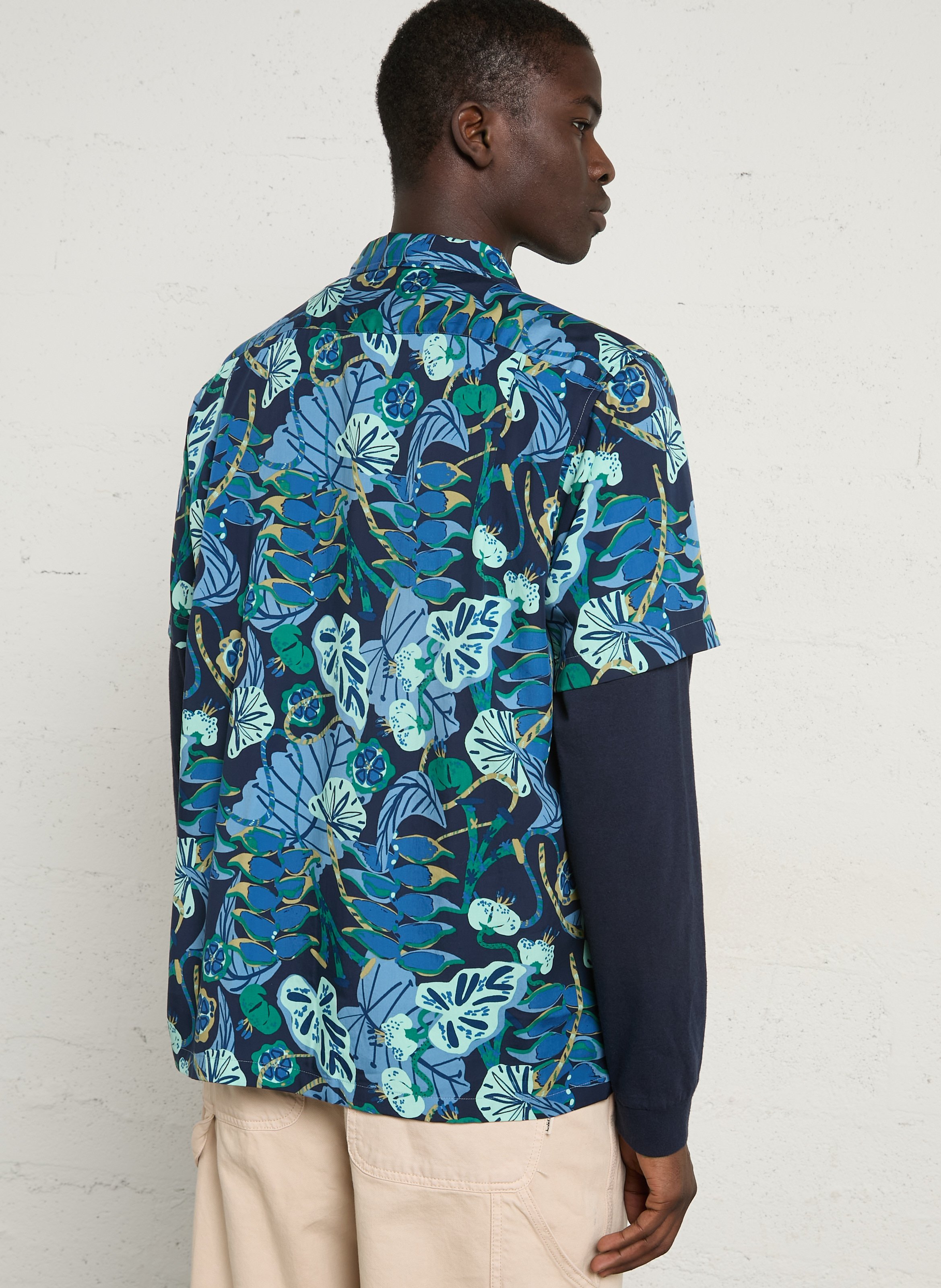 Bedrucktes Hemd mit kubanischem Kragen PATAGONIA Blau
