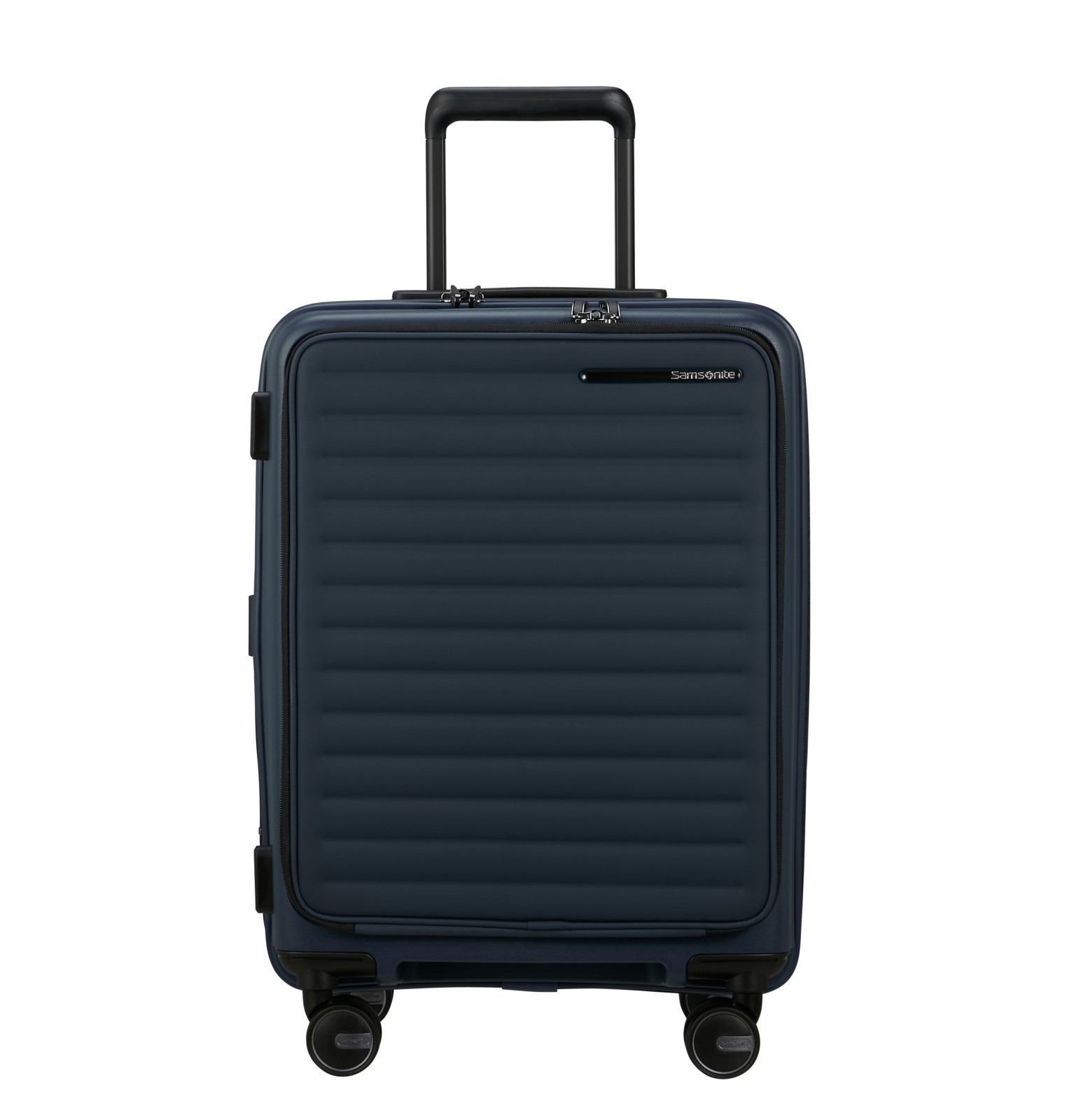 Restackd 4-wheel carry-on suitcase size S SAMSONITE Blue