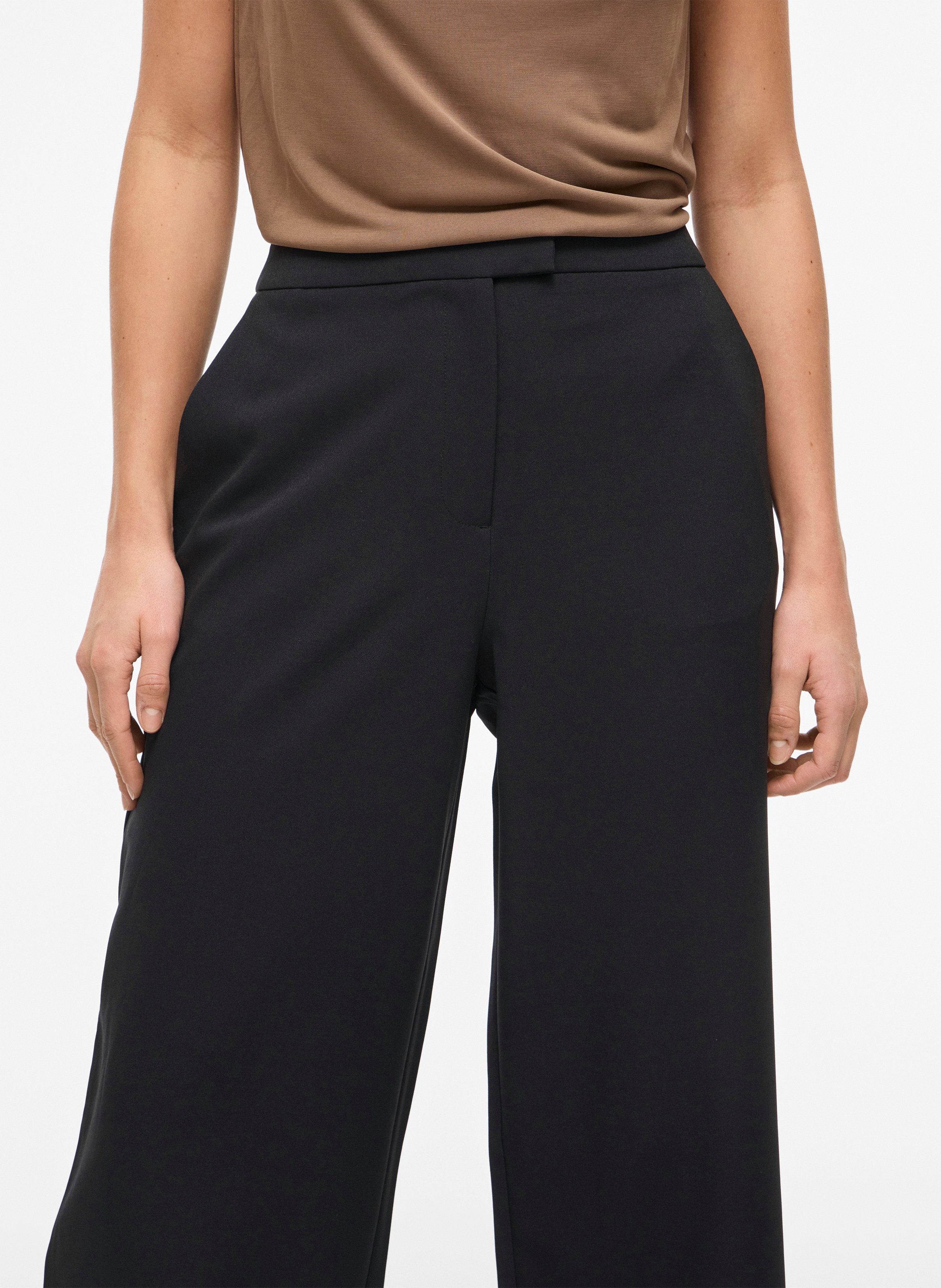 Pantalon large  VILA Noir