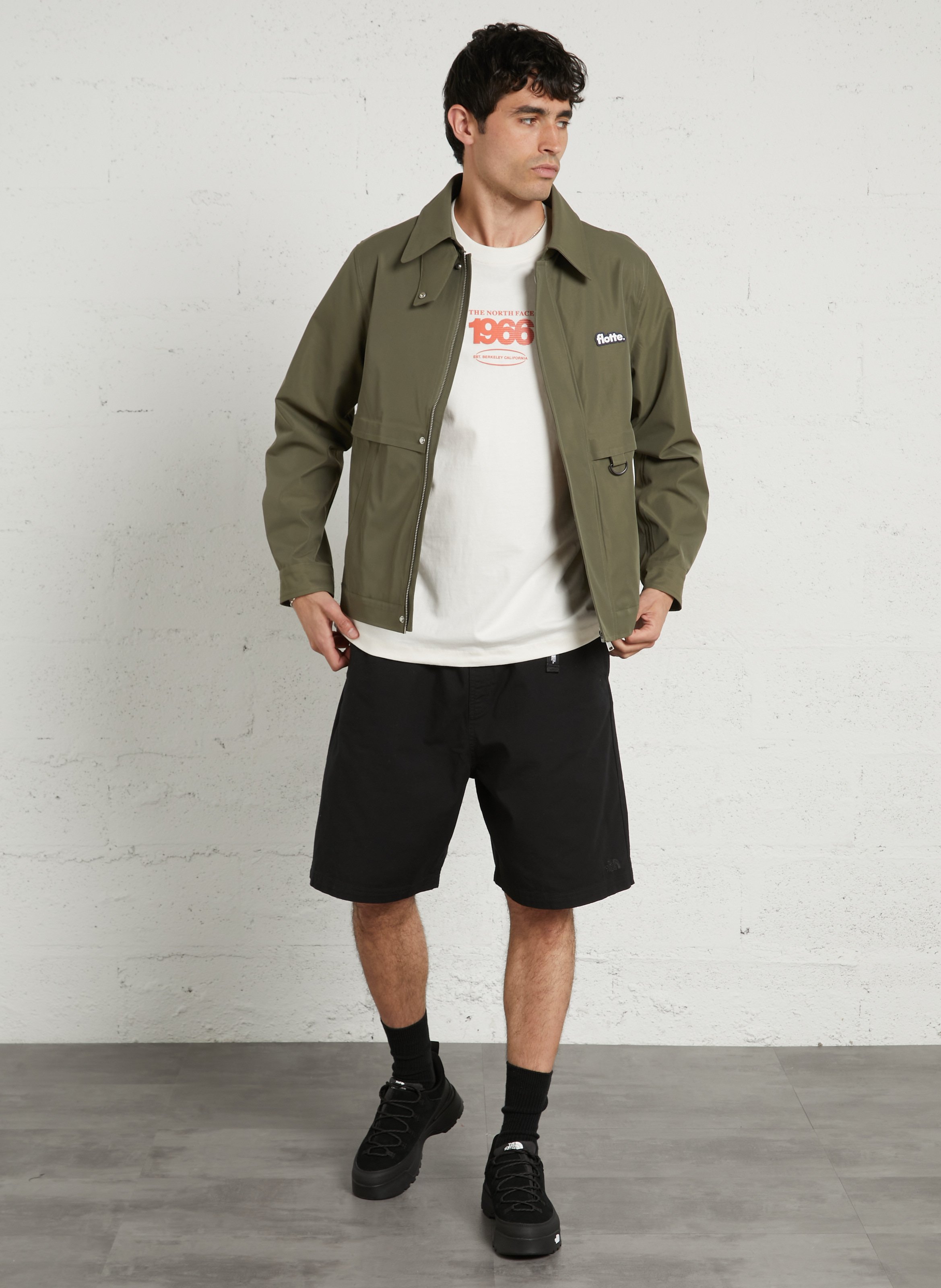 Klassischer wasserdichter Mantel FLOTTE Grun