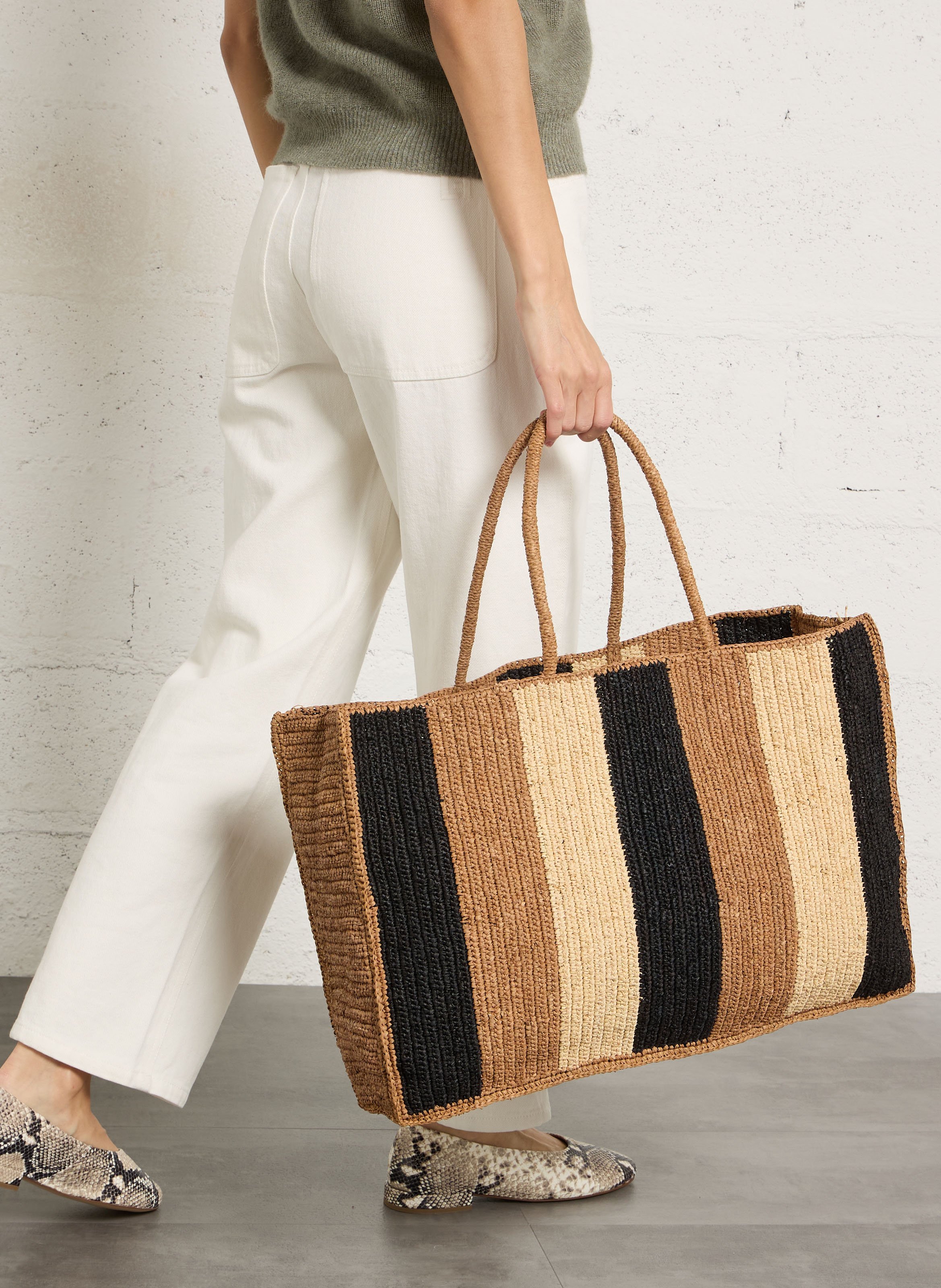 Cabas en raphia  CAMALYA Beige