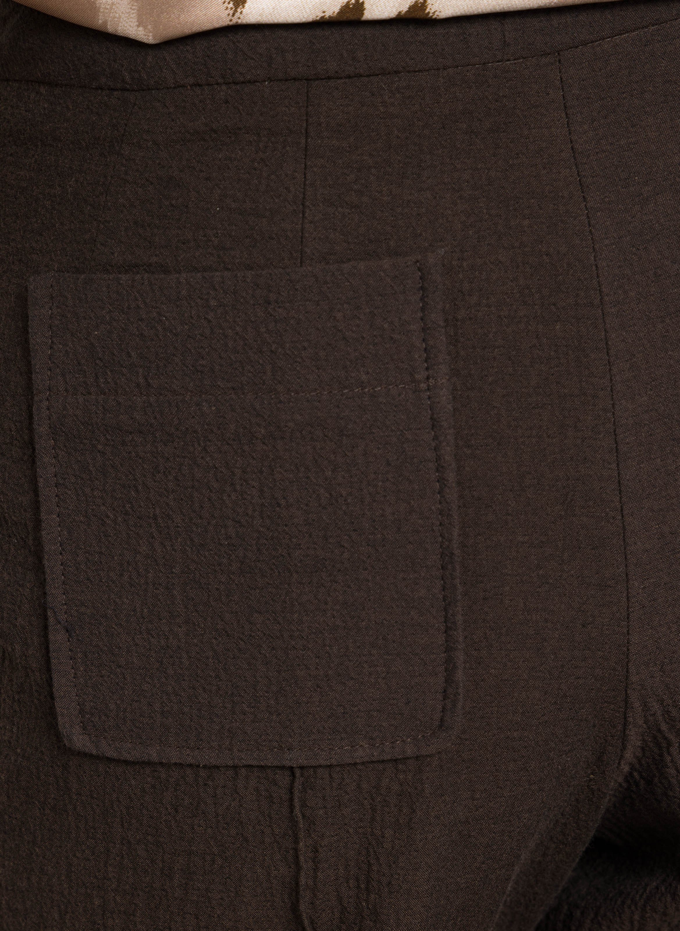 Slim-fit cotton cargo pants SOEUR Brown