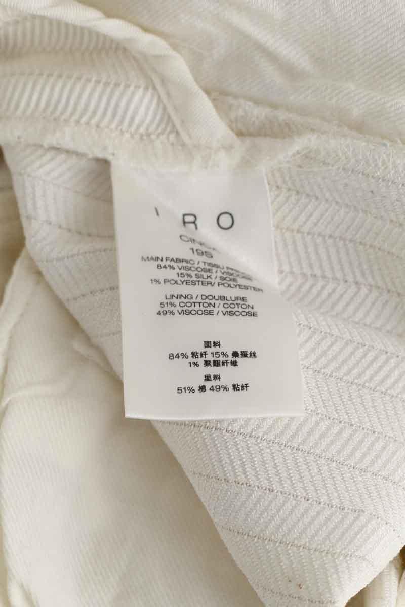 Wide trousers IRO - Seconde Main White