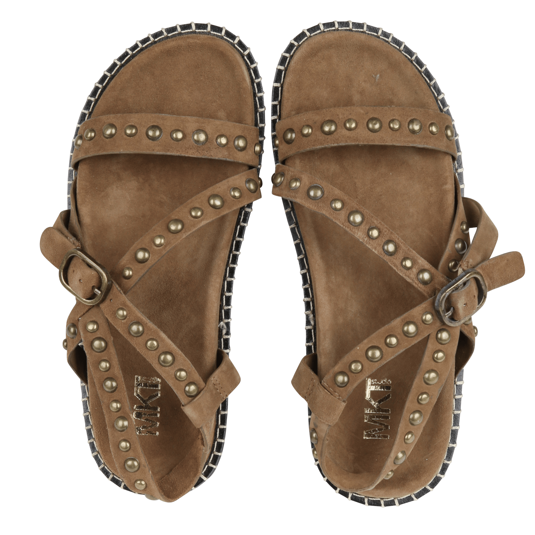 Leren sandalen MKT Bruin