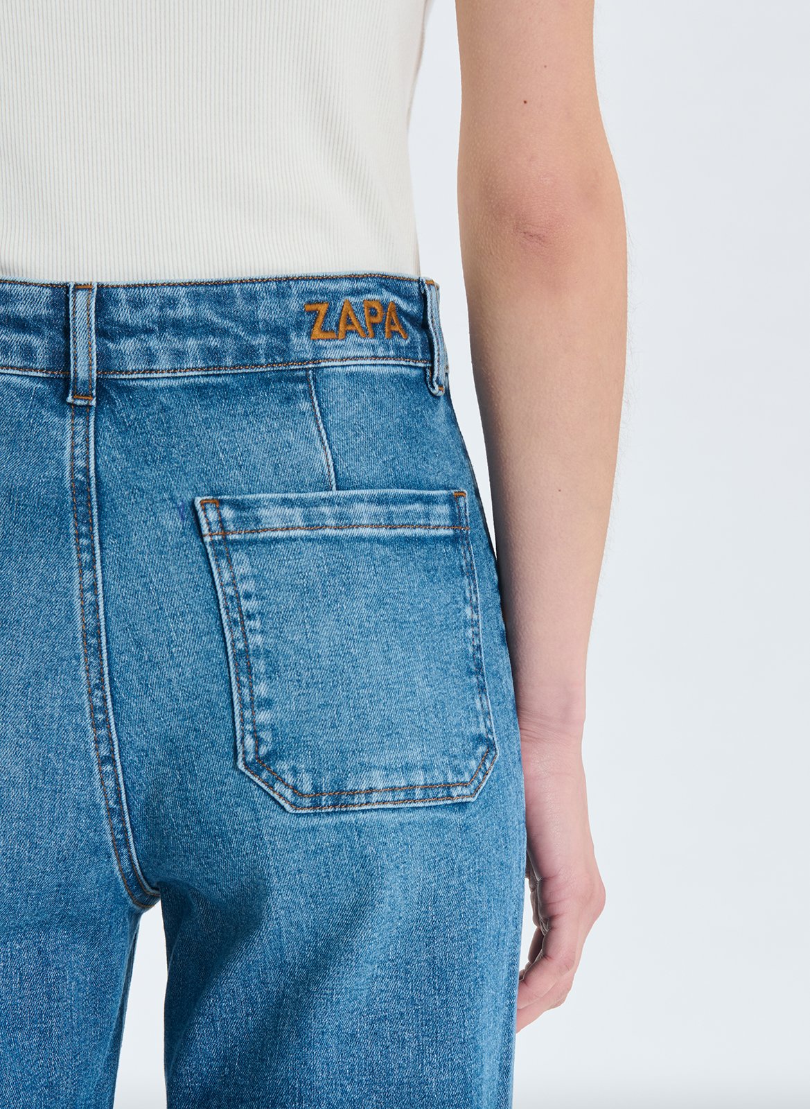 Jean droit ZAPA Bleu