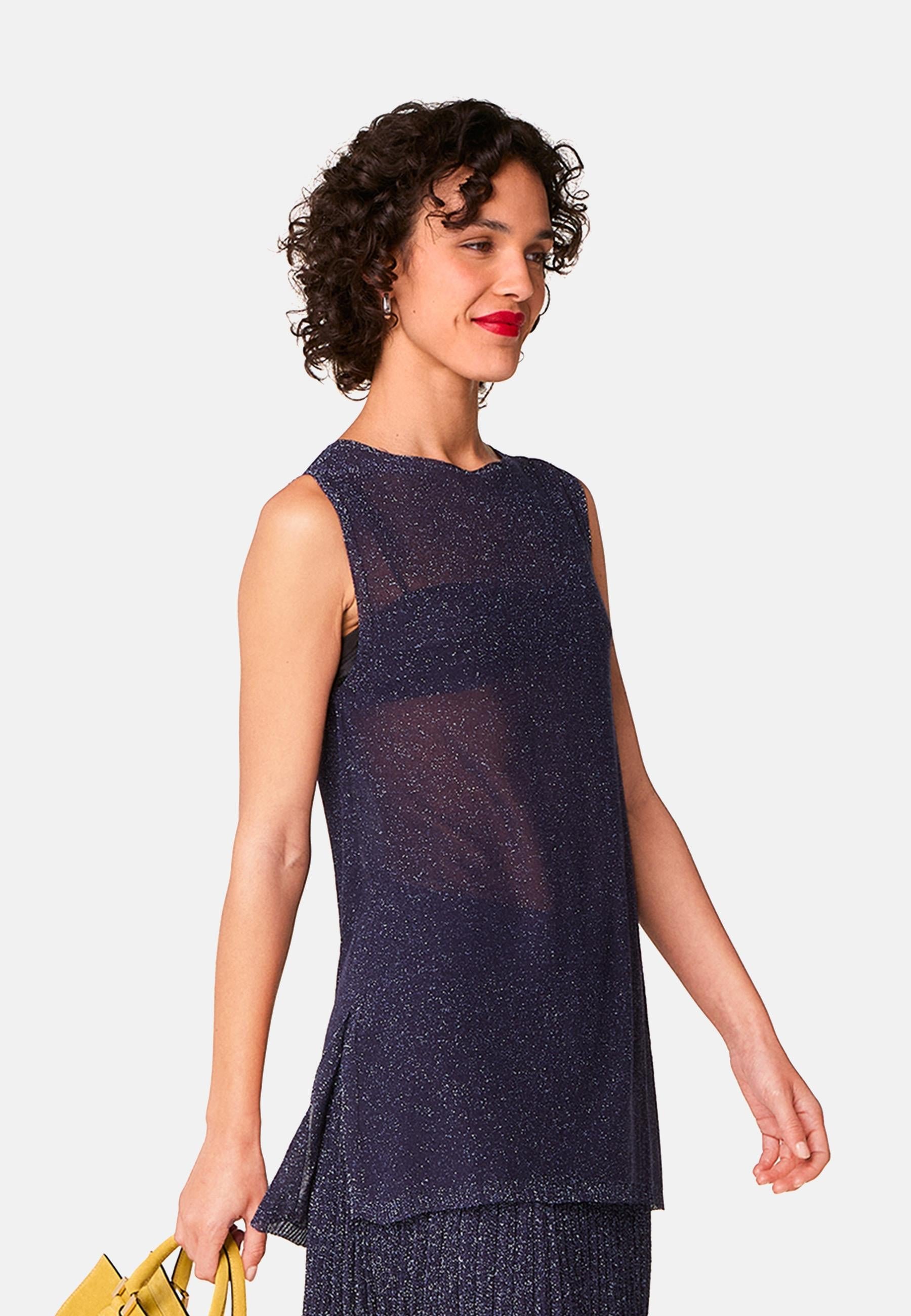 Lurex knit top RODIER Blue