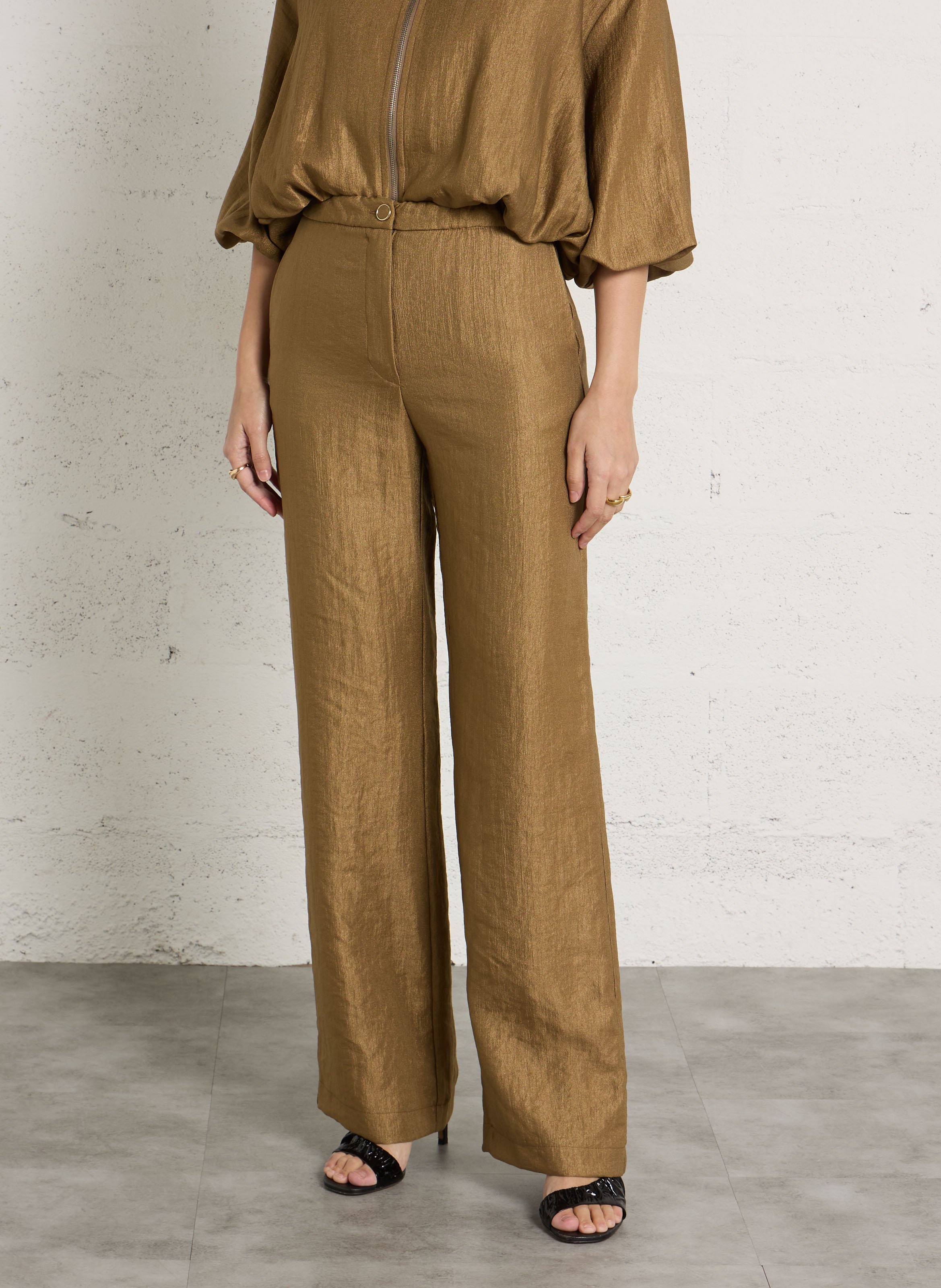 Pantalon large pailleté IMPERIAL