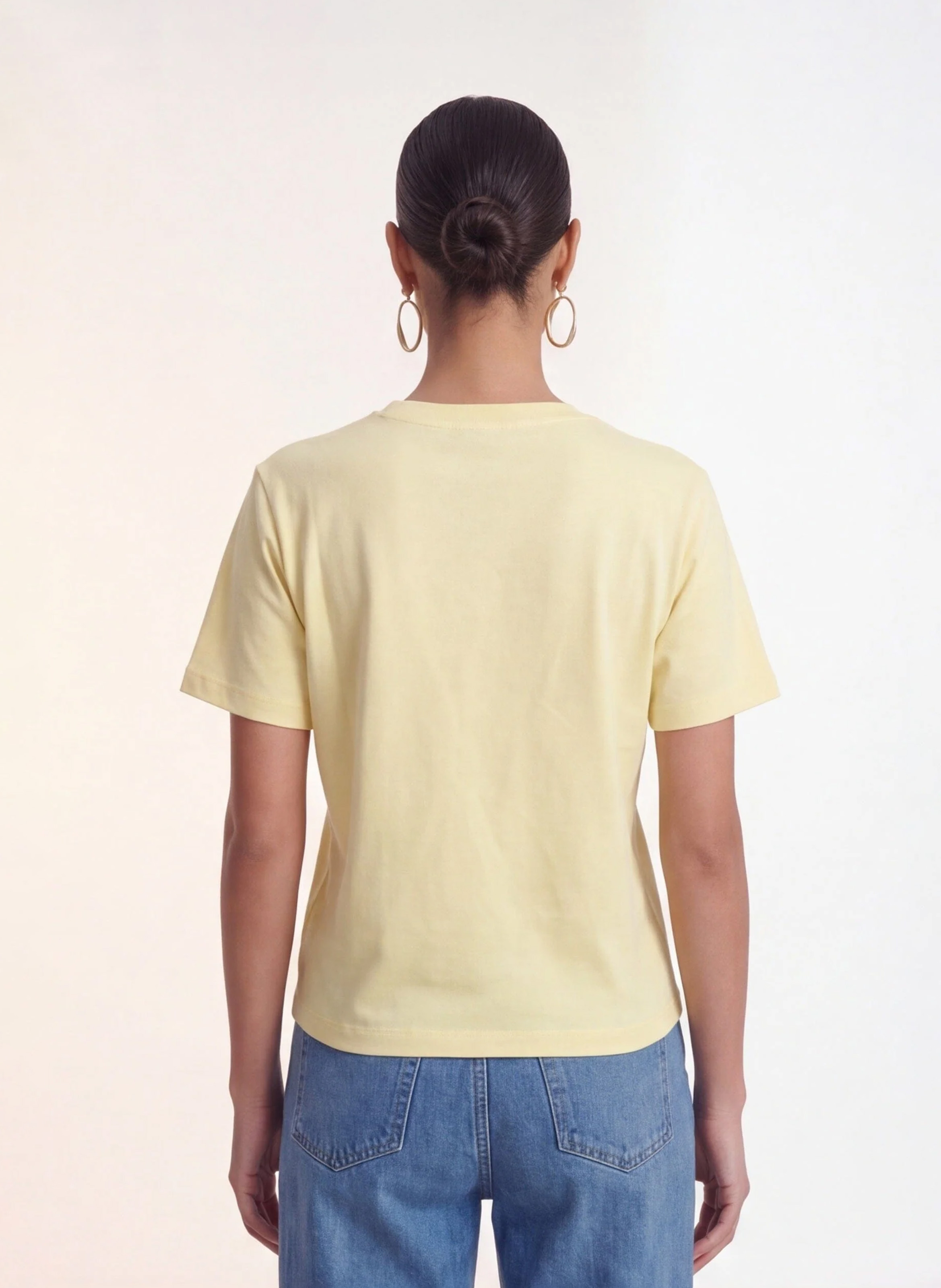 Camiliday round-neck sleeveless cotton top KOOKAI Yellow