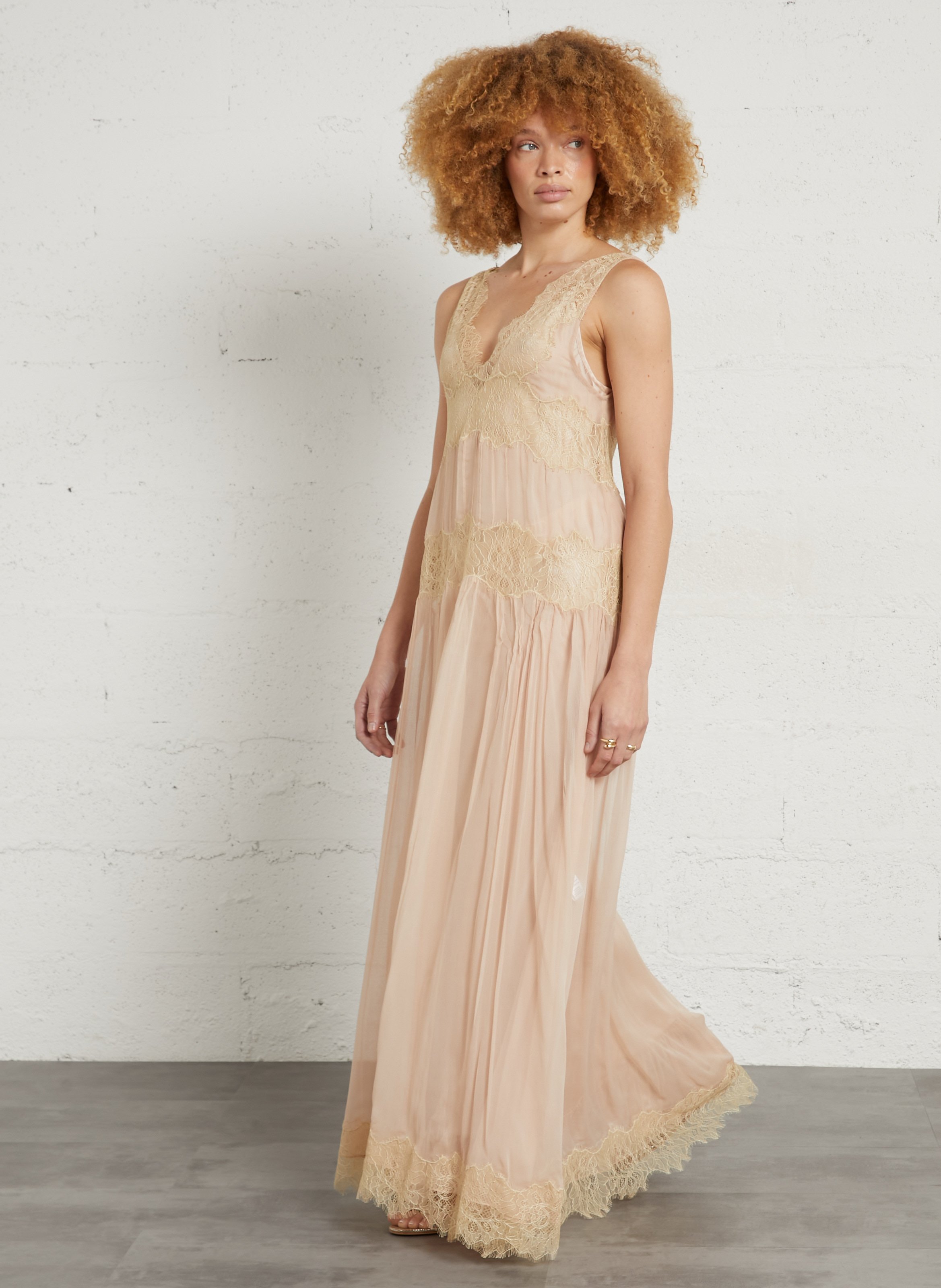 Bead-embroidered dress MES DEMOISELLES Multicolored