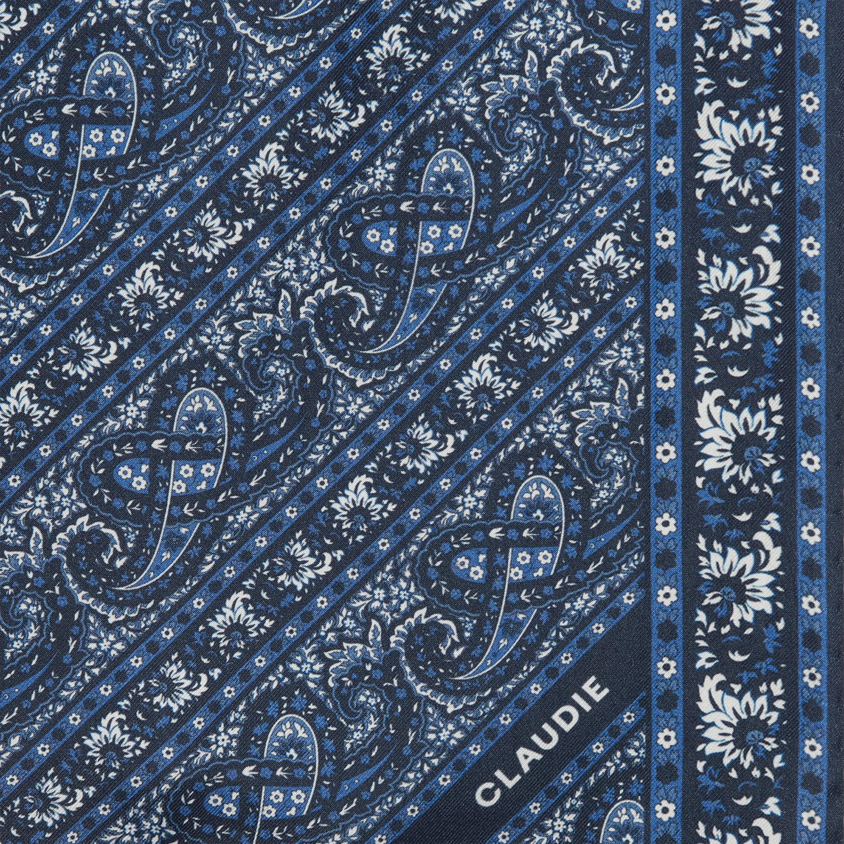 Foulard van zijde CLAUDIE PIERLOT Blauw