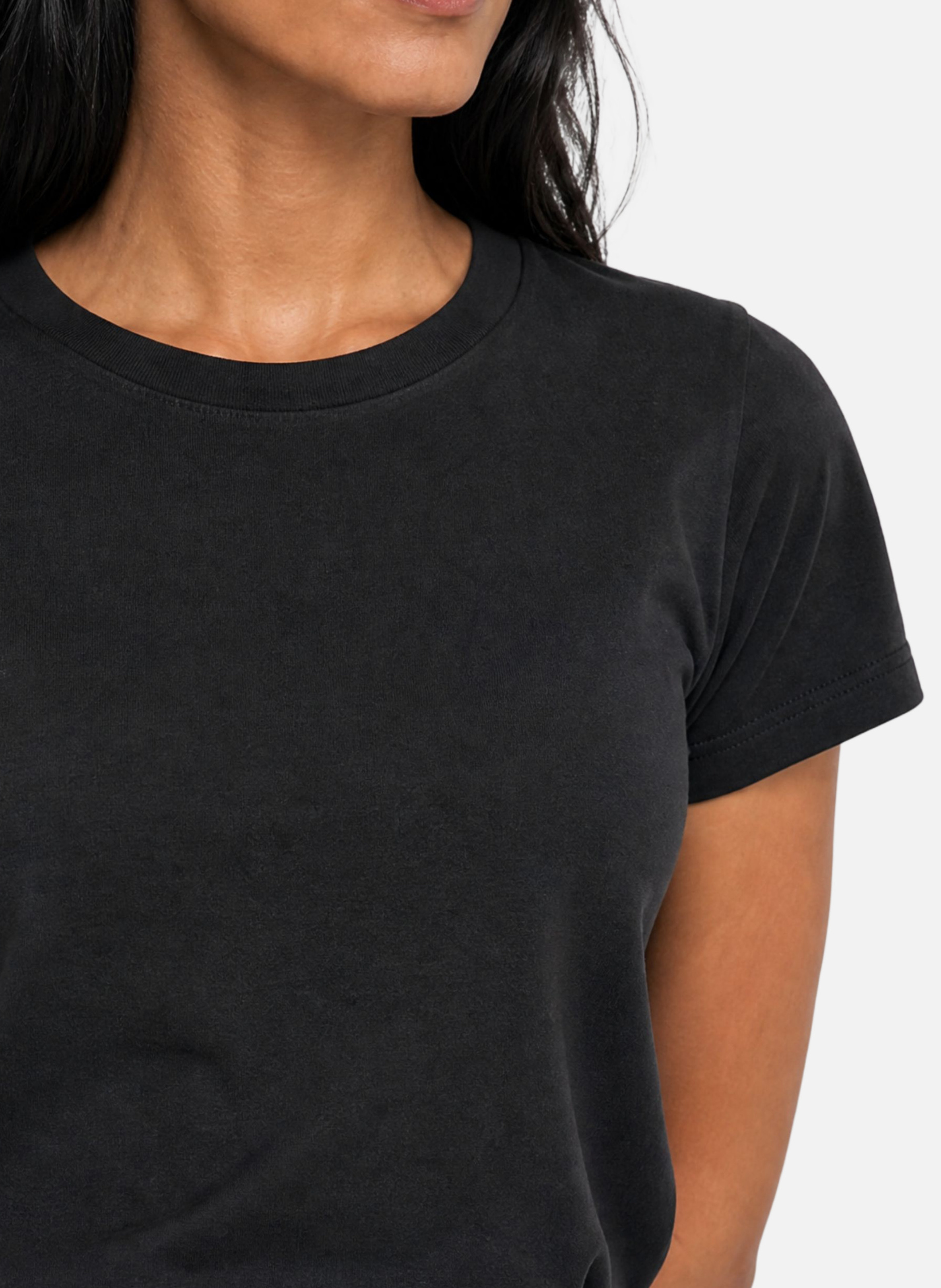 Fitted round neck cotton T-shirt THE KOOPLES Black