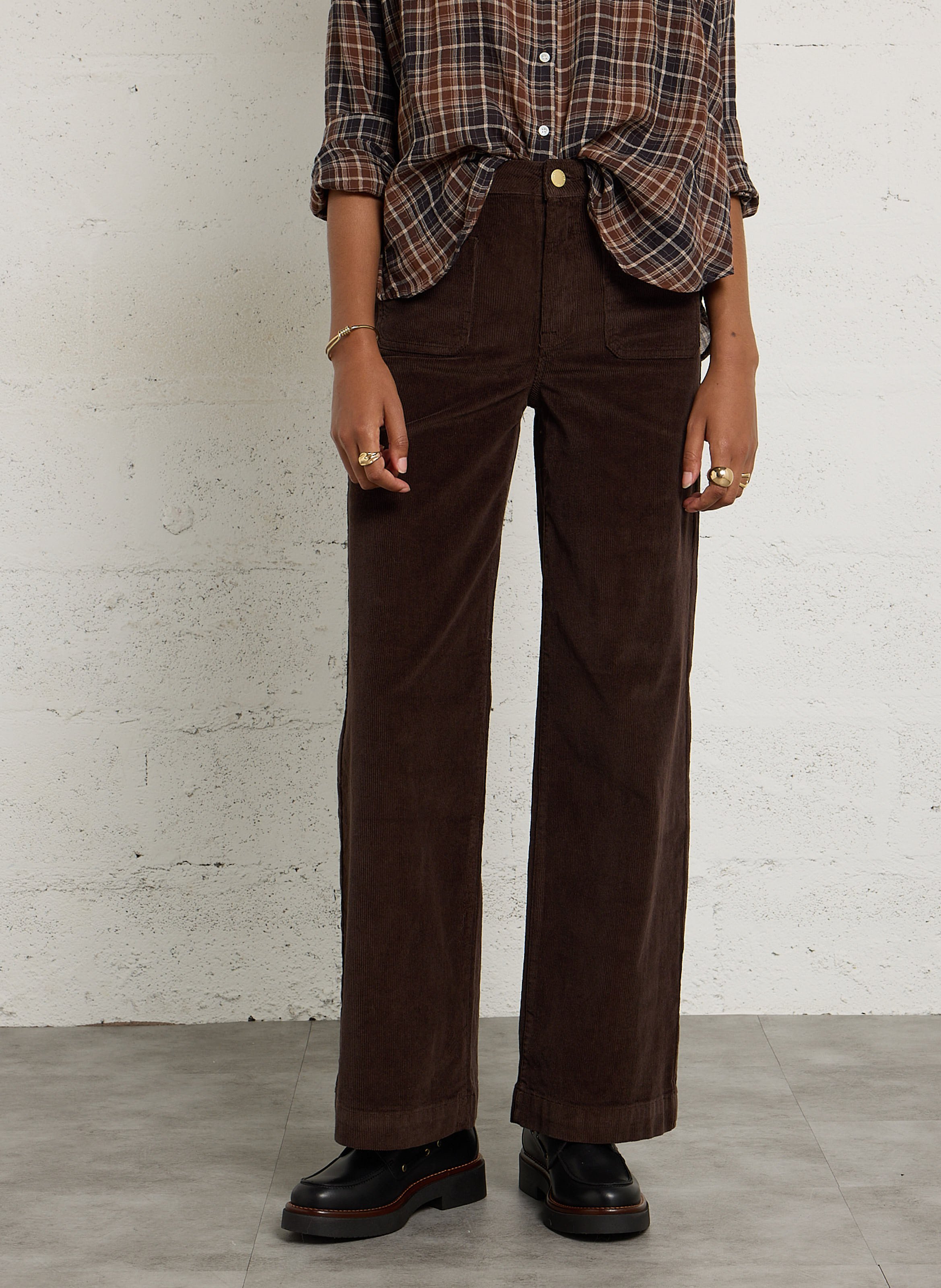 Cotton-blend wide-leg jeans LA PETITE ETOILE