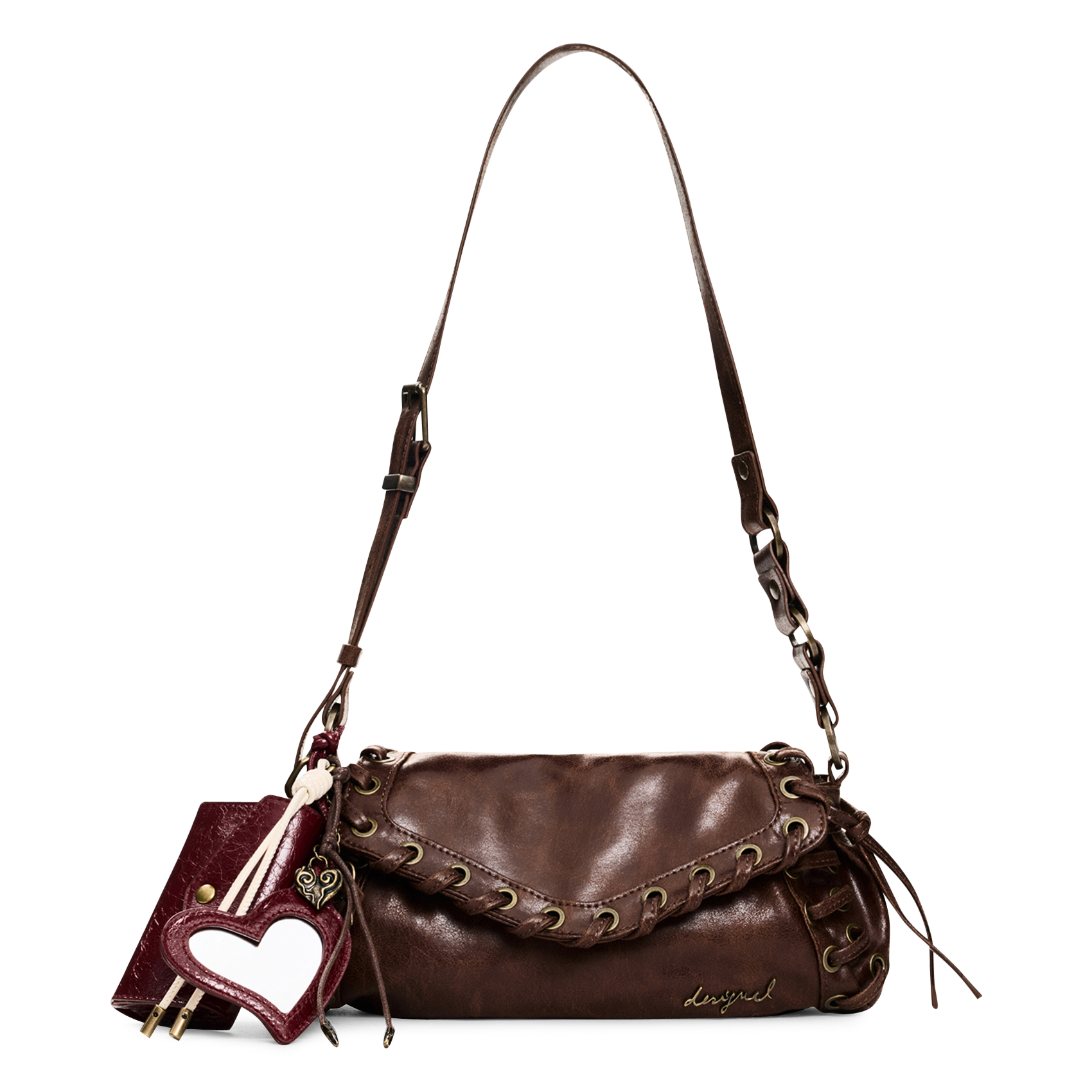 Shoulder bag DESIGUAL Brown