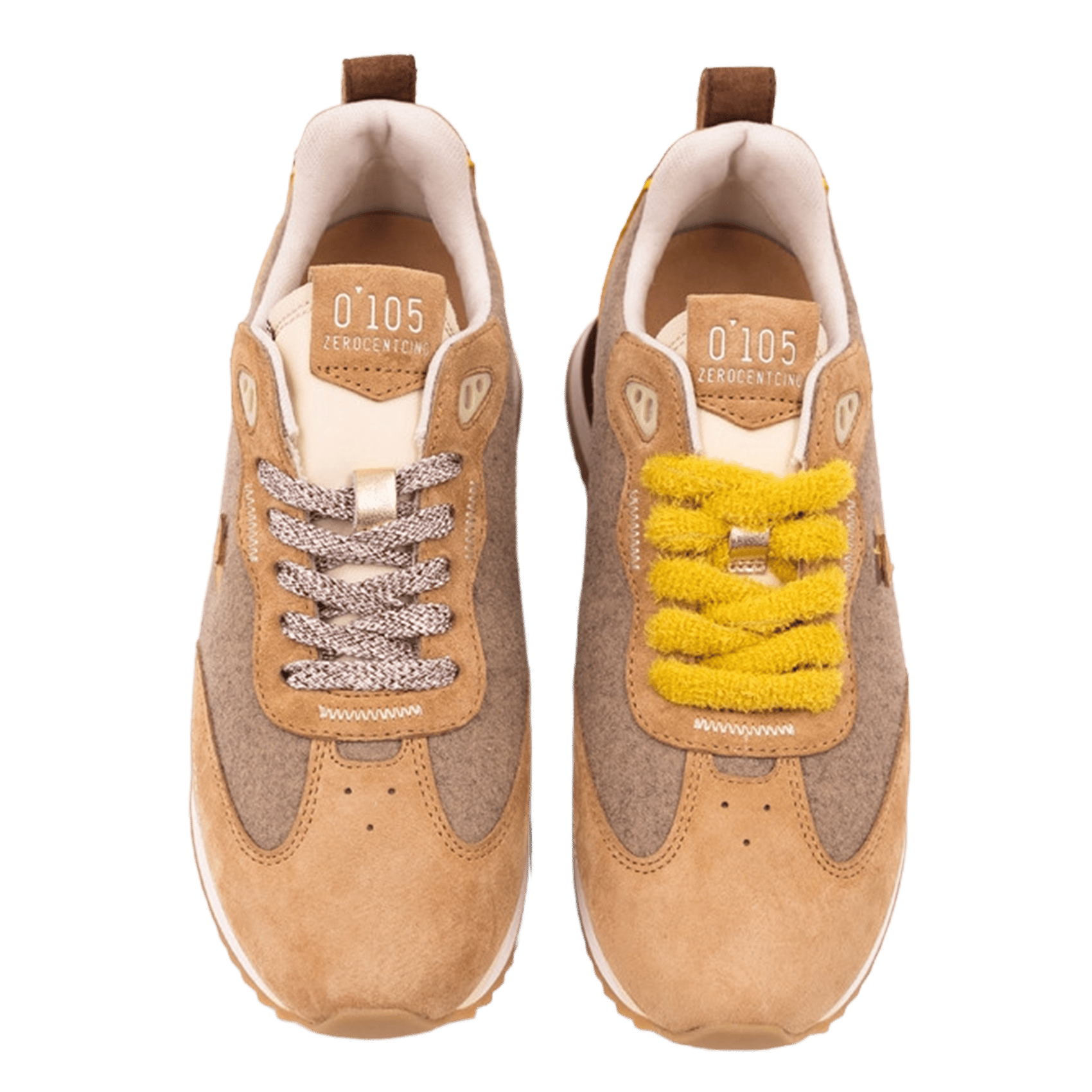 Lace-up low-top sneakers 0'105 Brown