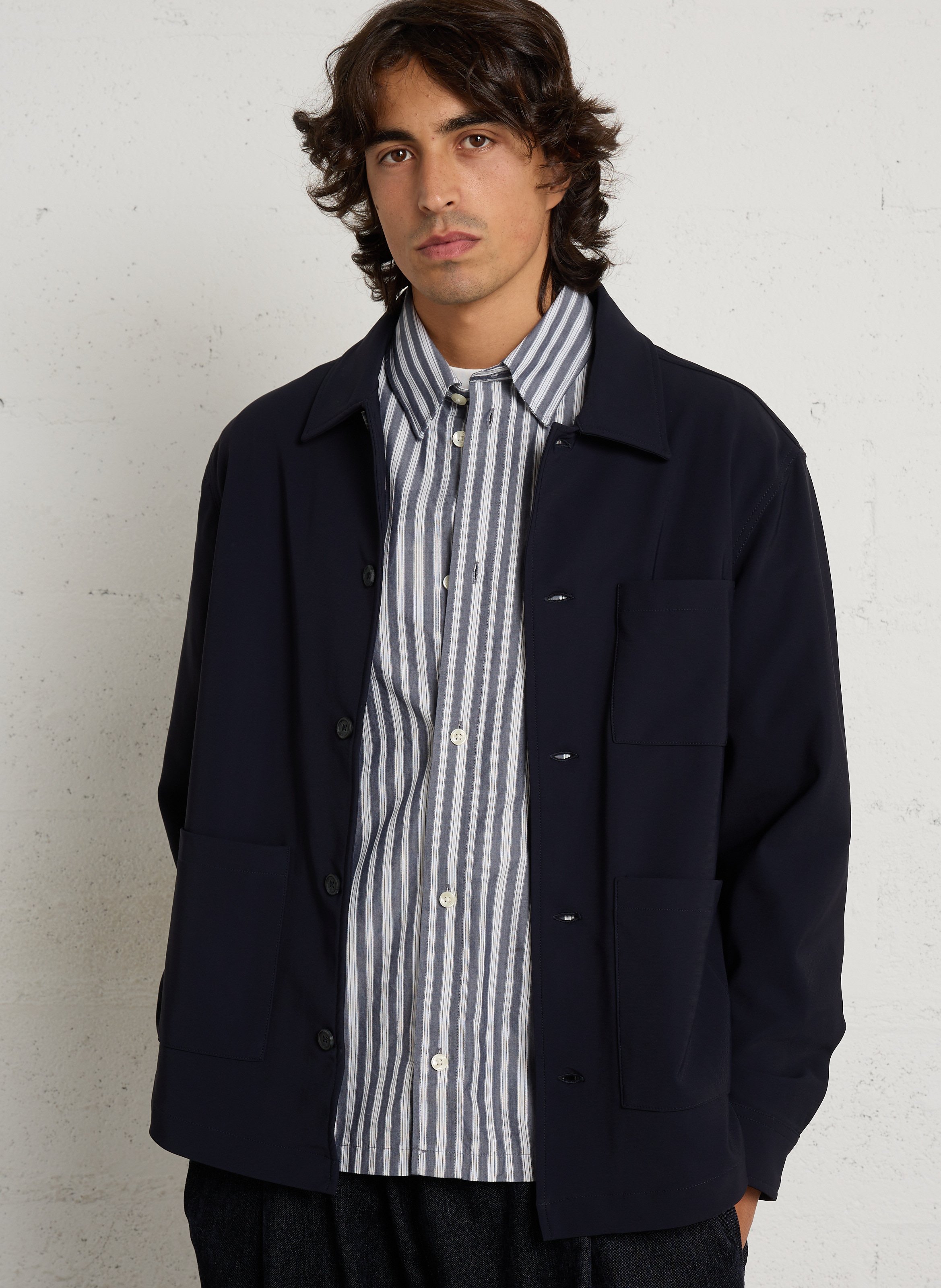 Surchemise droite col classique à poches IMPERIAL Bleu