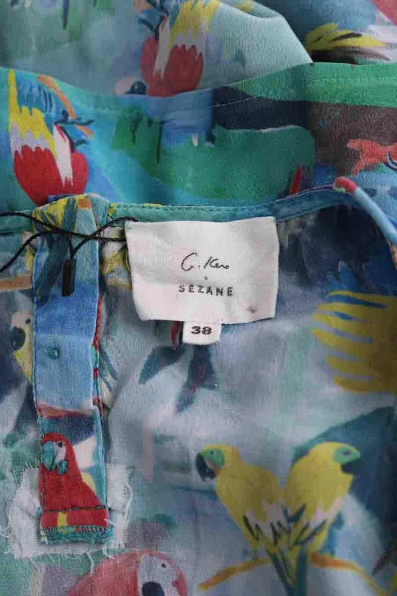 Top sans manche SEZANE - Seconde main Bleu