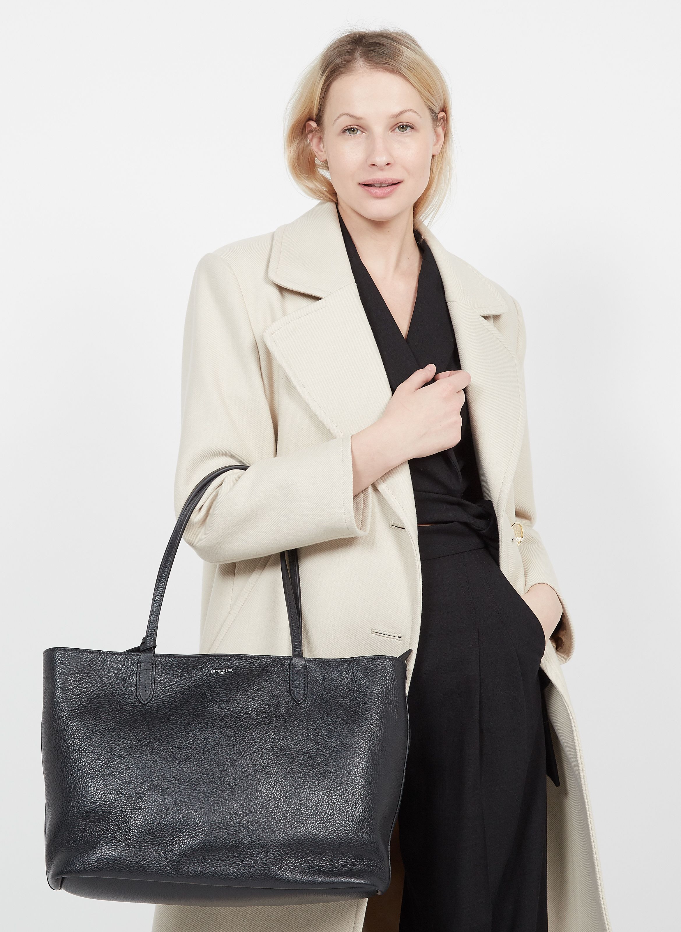 Grand sac 2024 cuir noir