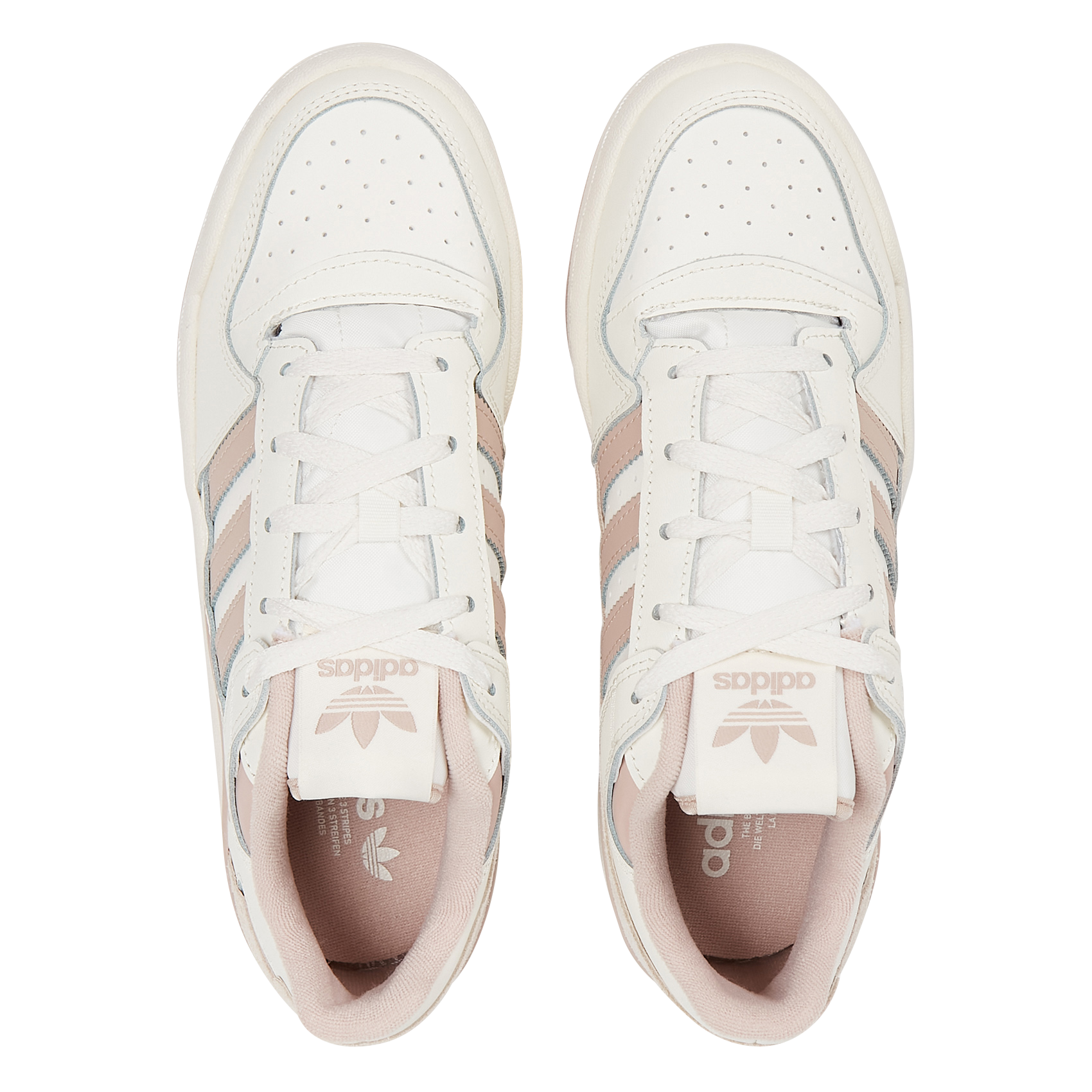 Low-top leather sneakers ADIDAS White