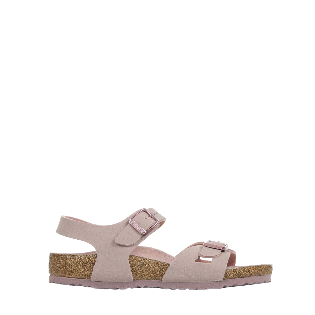 Faux leather sandals BIRKENSTOCK Pink